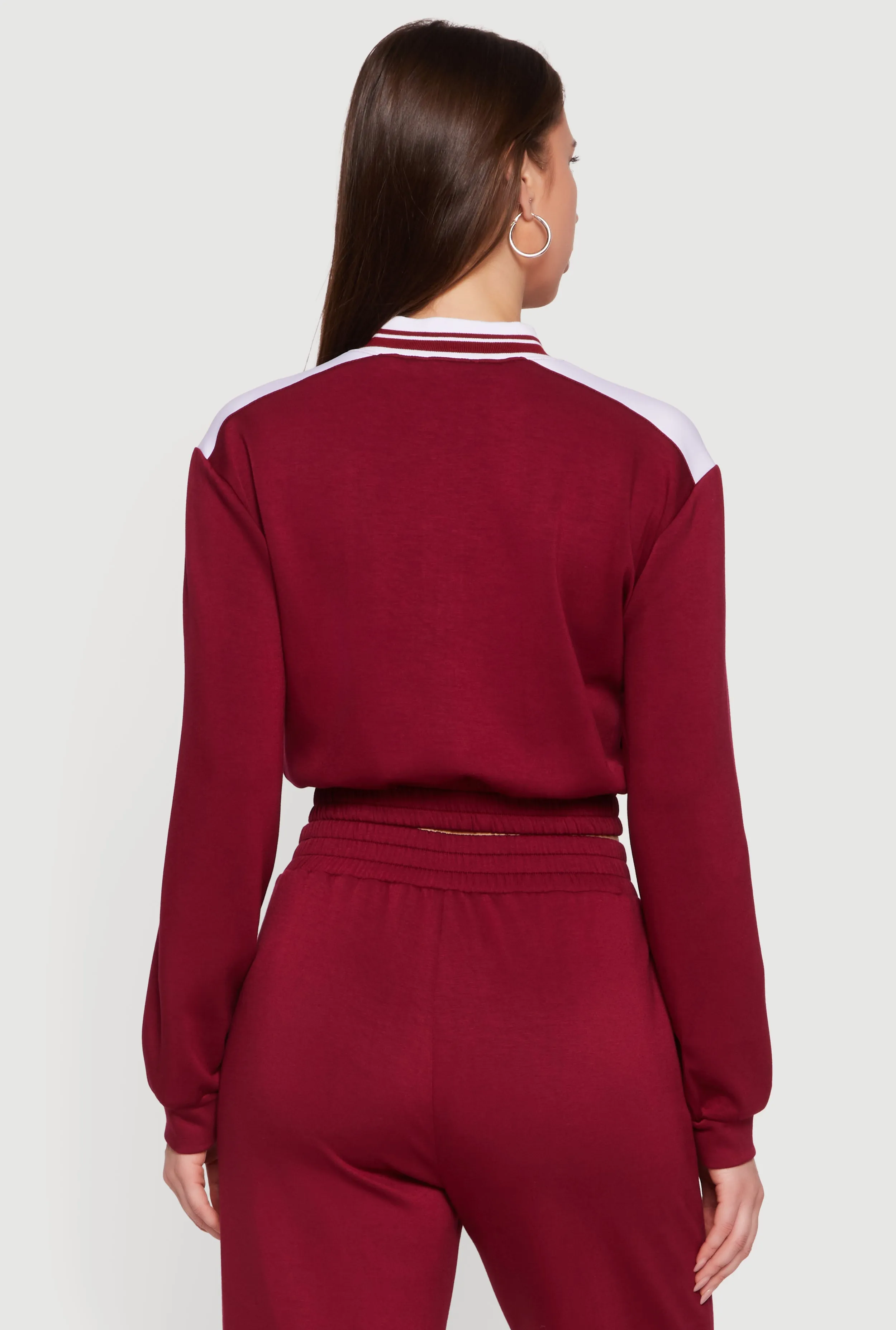 Varsity Stripe Zip Front Track Jacket sold by Rainbow product image thumbnail 5