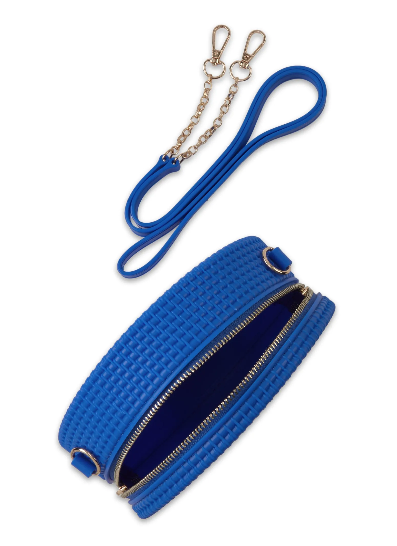 Textured Silicone Circular Crossbody Bag sold by Rainbow product image thumbnail 5