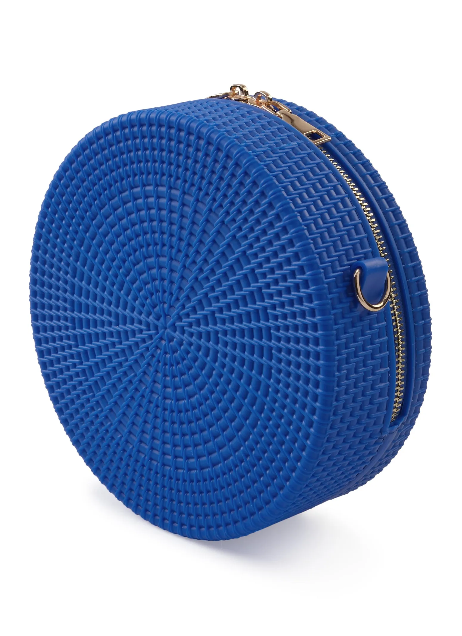 Textured Silicone Circular Crossbody Bag sold by Rainbow product image thumbnail 3