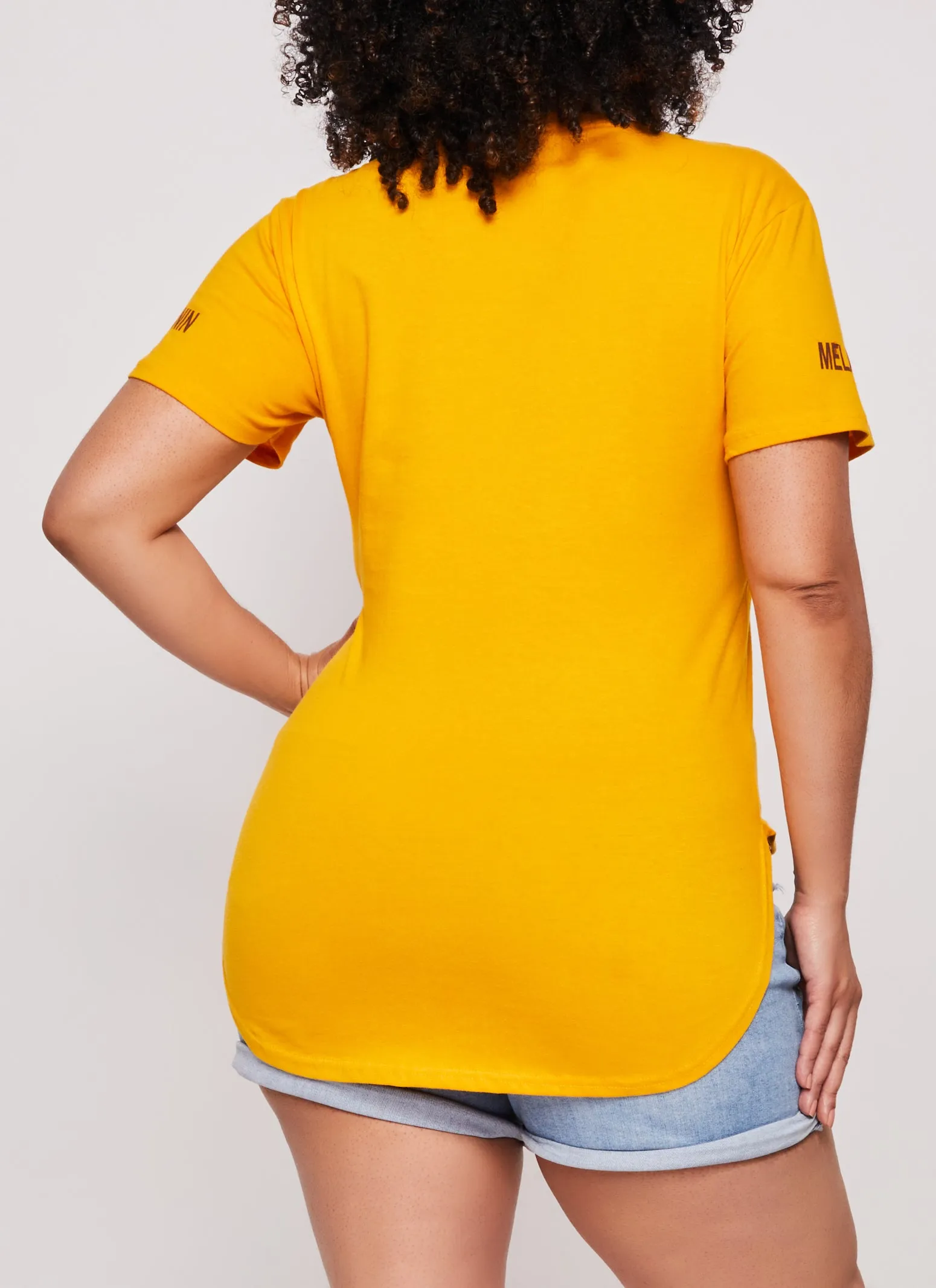Plus Size Drippin In Melanin Graphic Tee sold by Rainbow product image thumbnail 3