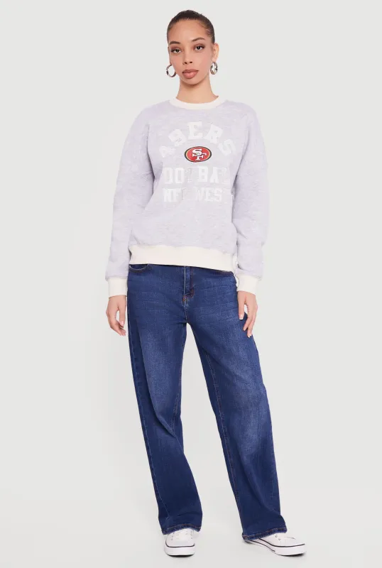 NFL San Francisco 49ers Football NFC West Sweatshirt sold by Rainbow