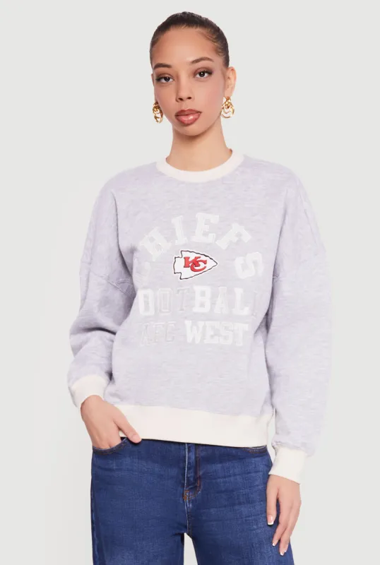 NFL Kansas City Chiefs AFC West Football Sweatshirt sold by Rainbow