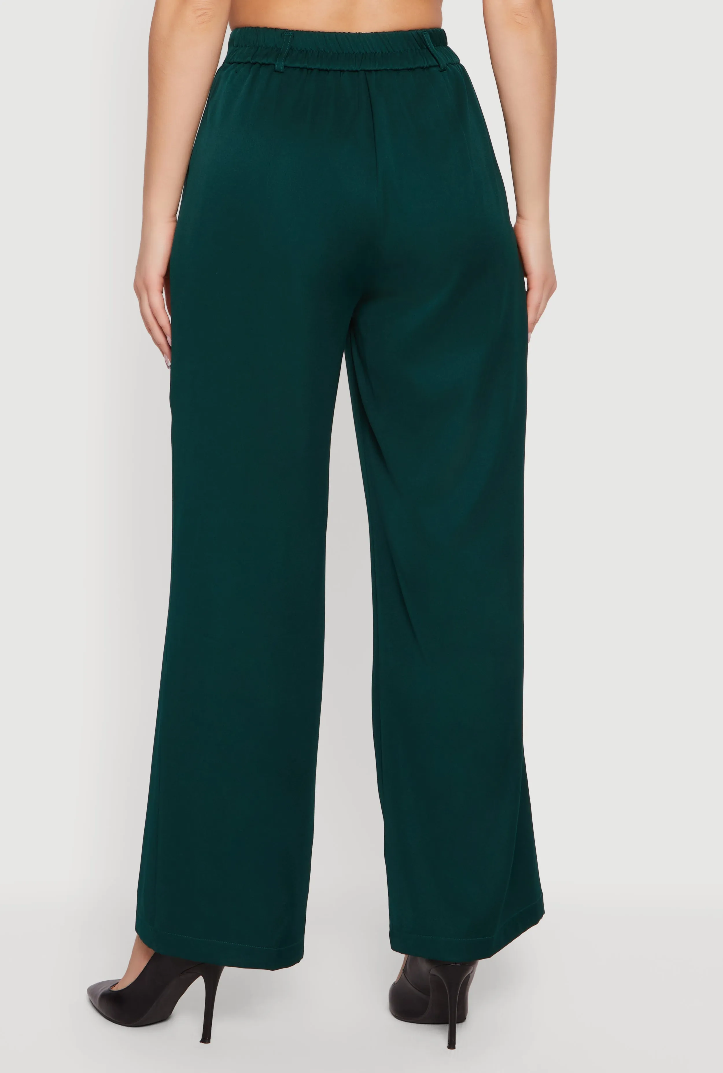 High Waisted Wide Leg Pleated Dress Pants sold by Rainbow product image thumbnail 5