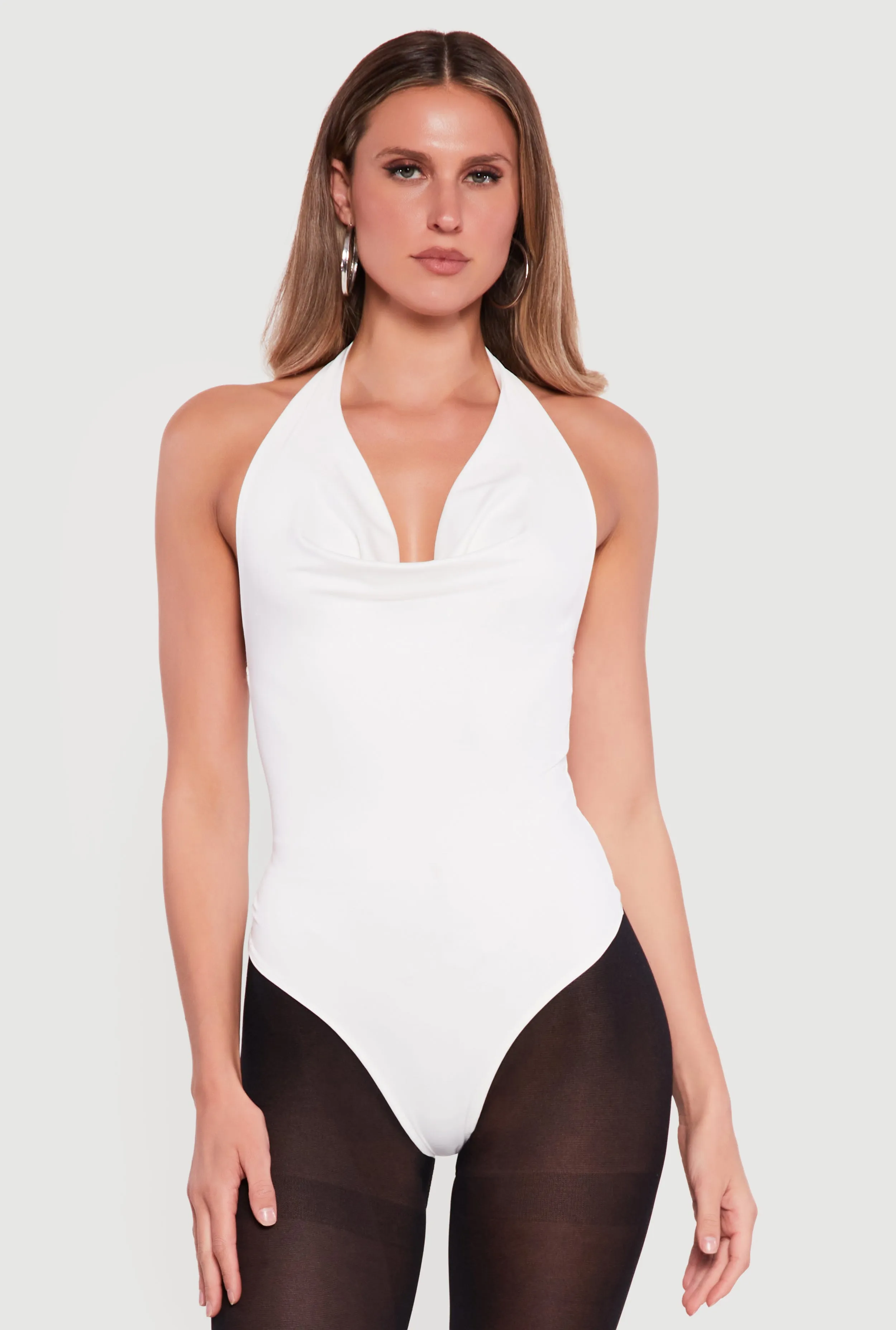 Cowl Neck Halter Bodysuit sold by Rainbow product image thumbnail 2