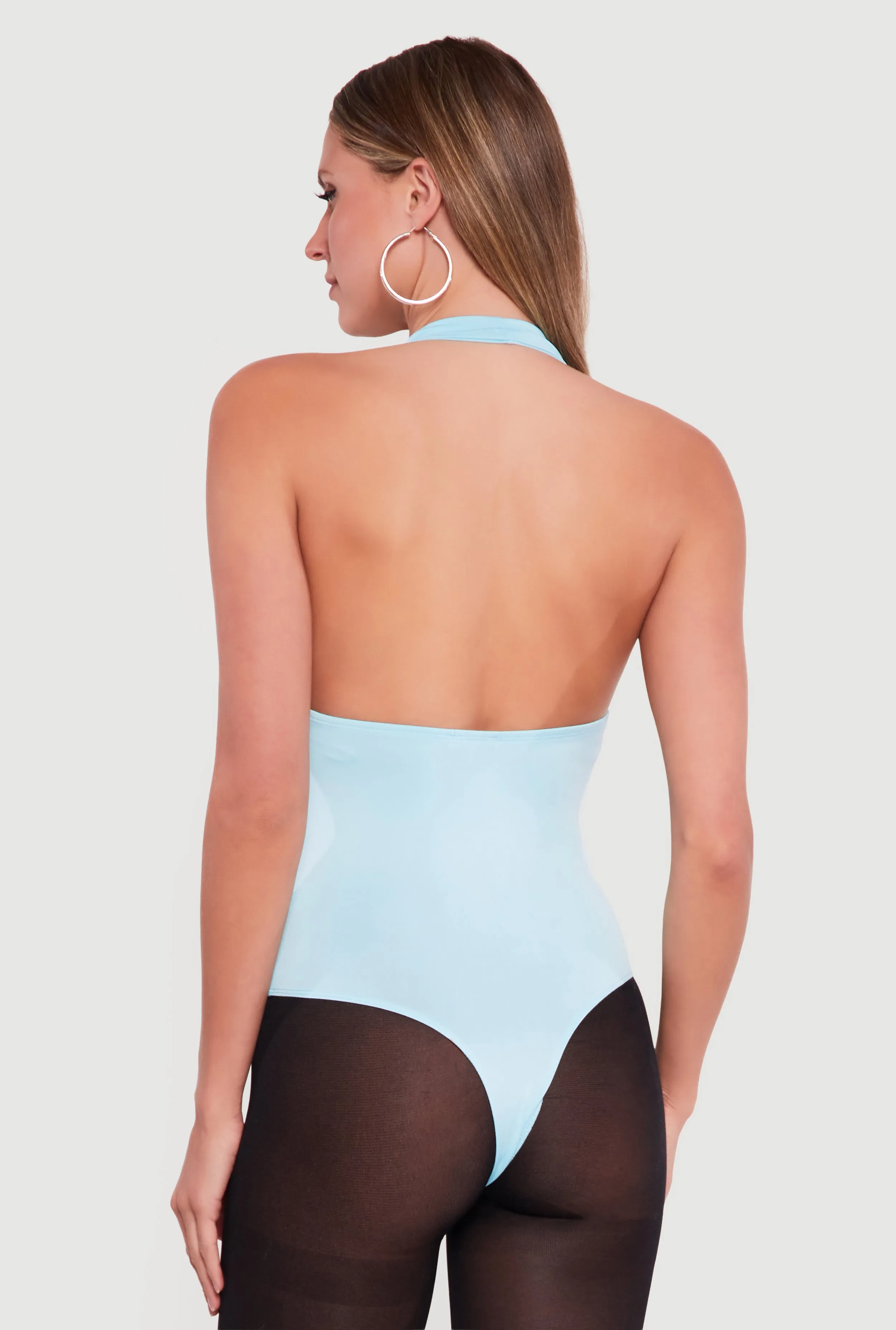 Cowl Neck Halter Bodysuit sold by Rainbow product image thumbnail 5