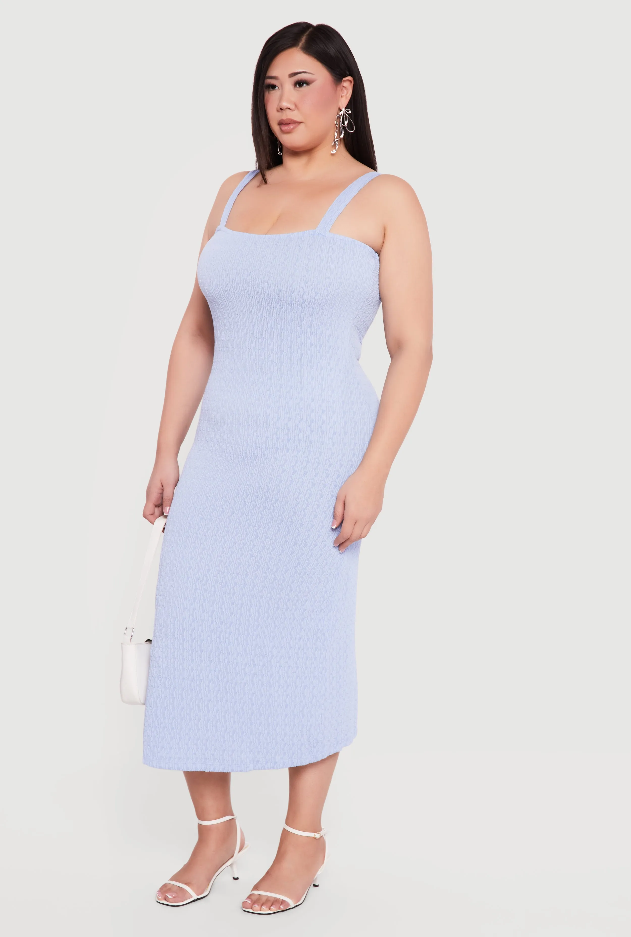 Plus Size Textured Knit Cami Maxi Dress sold by Rainbow product image thumbnail 2