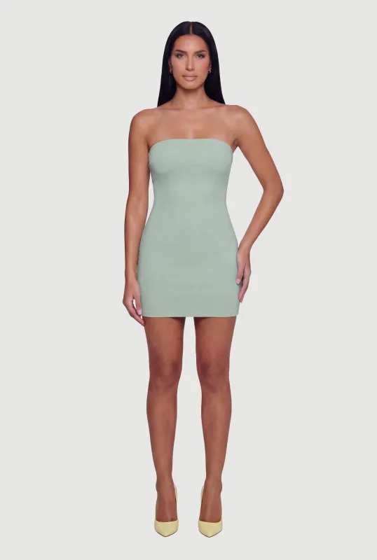 Solid Mini Tube Dress sold by Rainbow