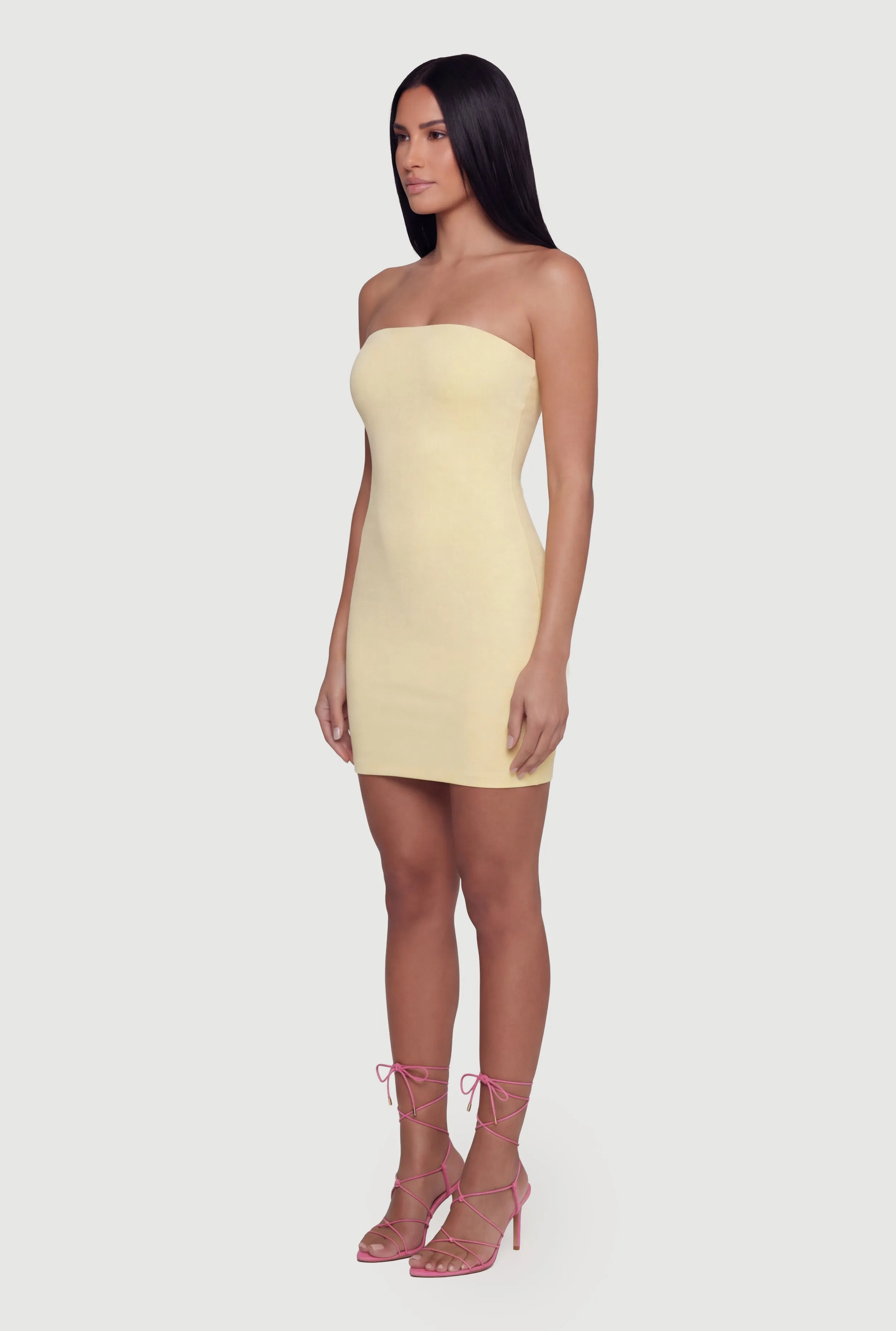 Solid Mini Tube Dress sold by Rainbow product image thumbnail 2