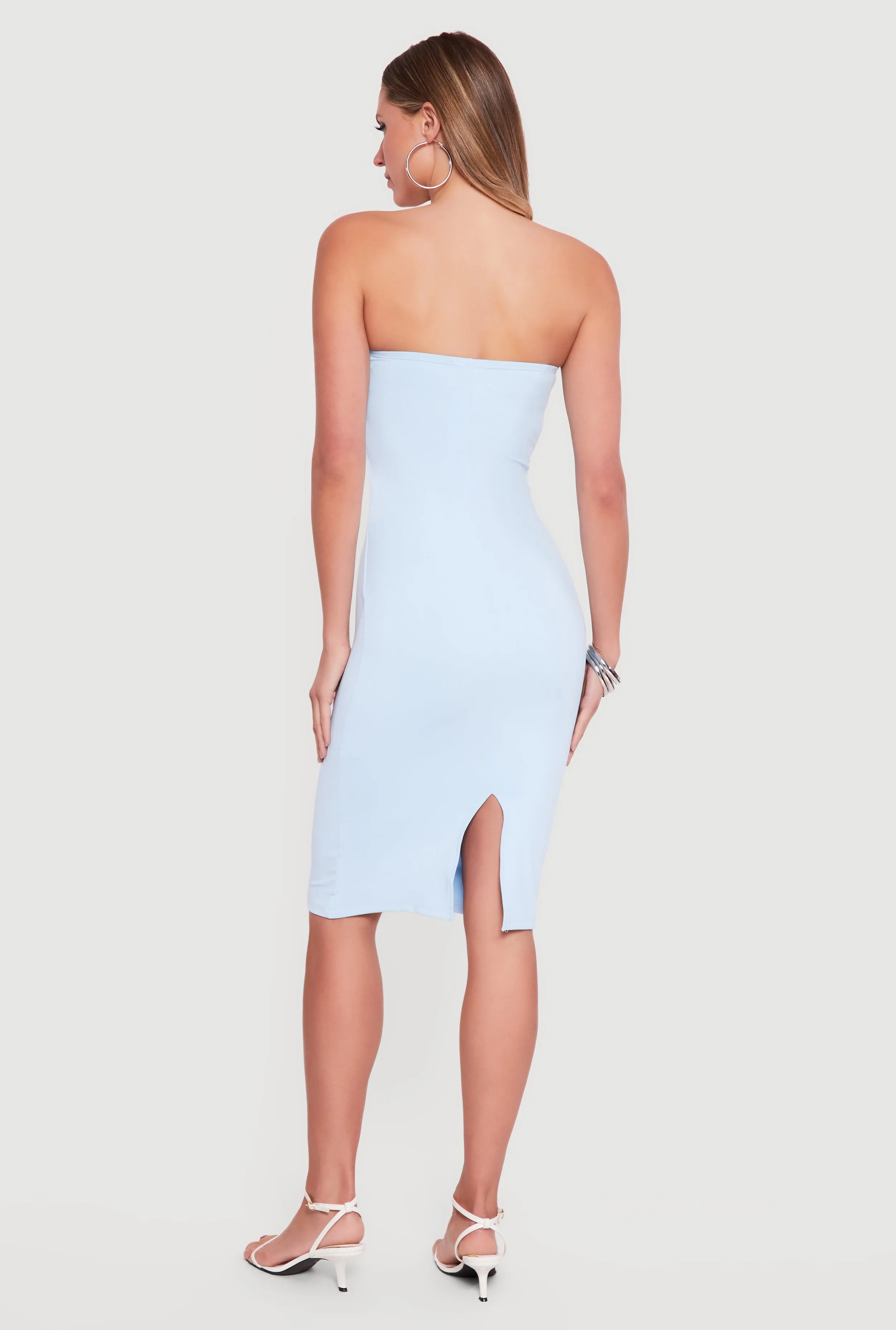 Shelf Bra Tube Midi Dress sold by Rainbow product image thumbnail 3