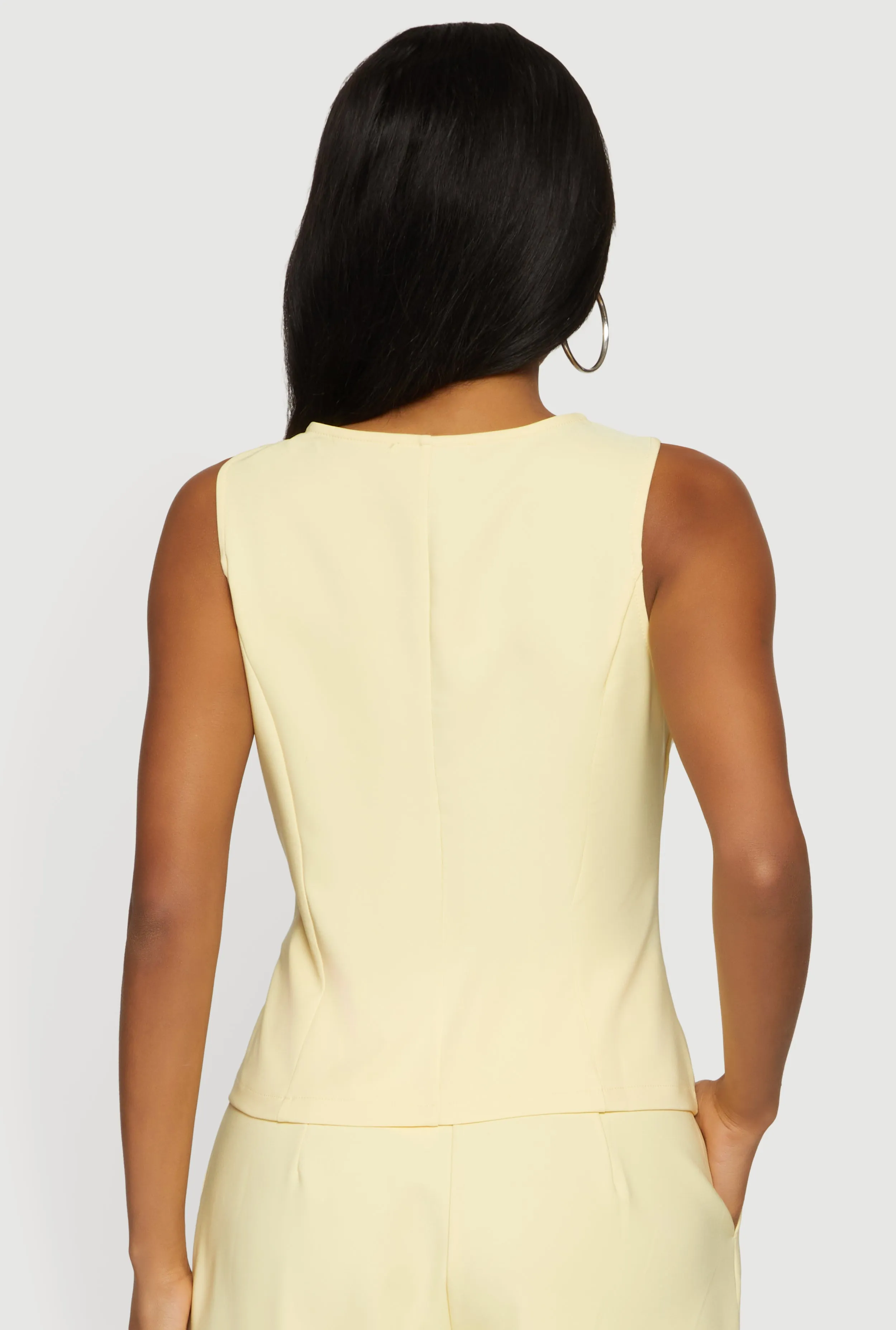 Crew Neck Button Front Waistcoat sold by Rainbow product image thumbnail 5