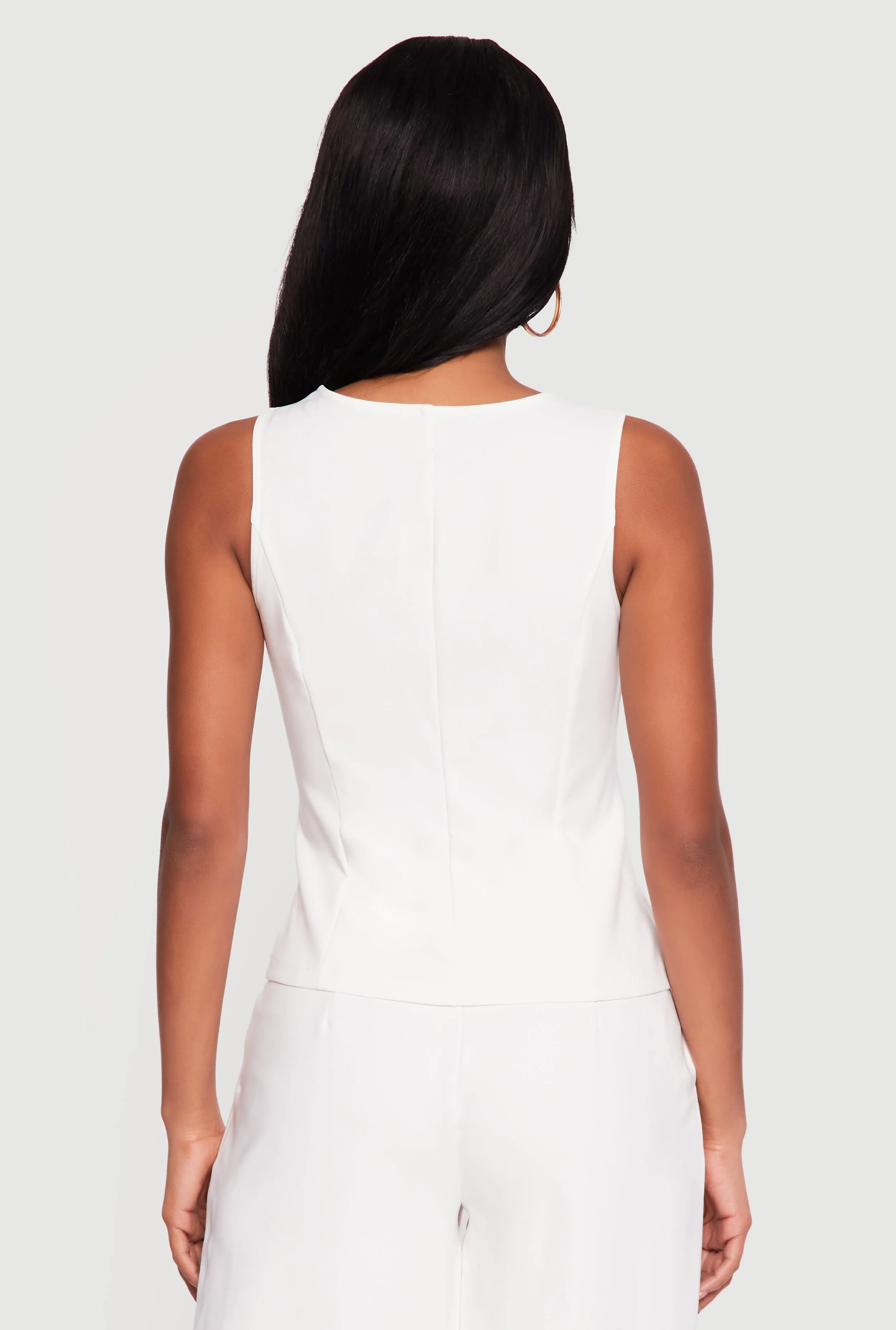 Crew Neck Button Front Waistcoat sold by Rainbow product image thumbnail 5