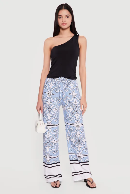 Double Layered One Shoulder Blouse sold by Rainbow