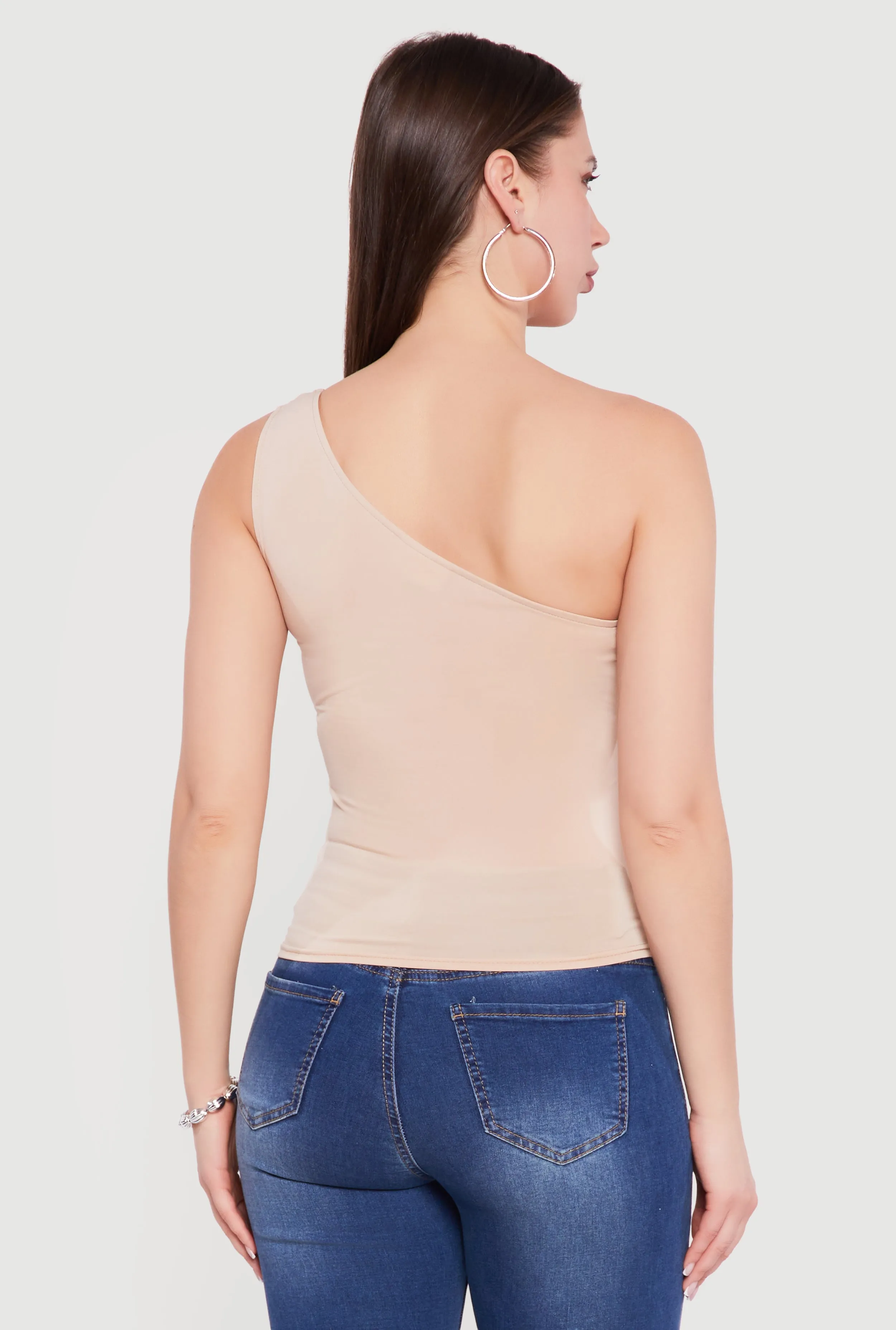 Double Layered One Shoulder Blouse sold by Rainbow product image thumbnail 5