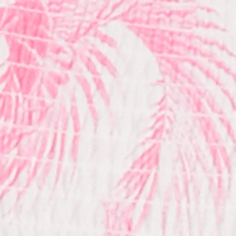 Plus Size Smocked Top Palm Tree Print Jumpsuit sold by Rainbow product image thumbnail 4