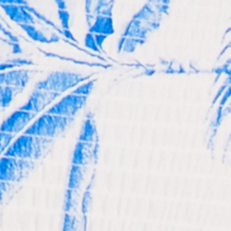 Plus Size Smocked Top Palm Tree Print Jumpsuit sold by Rainbow product image thumbnail 4