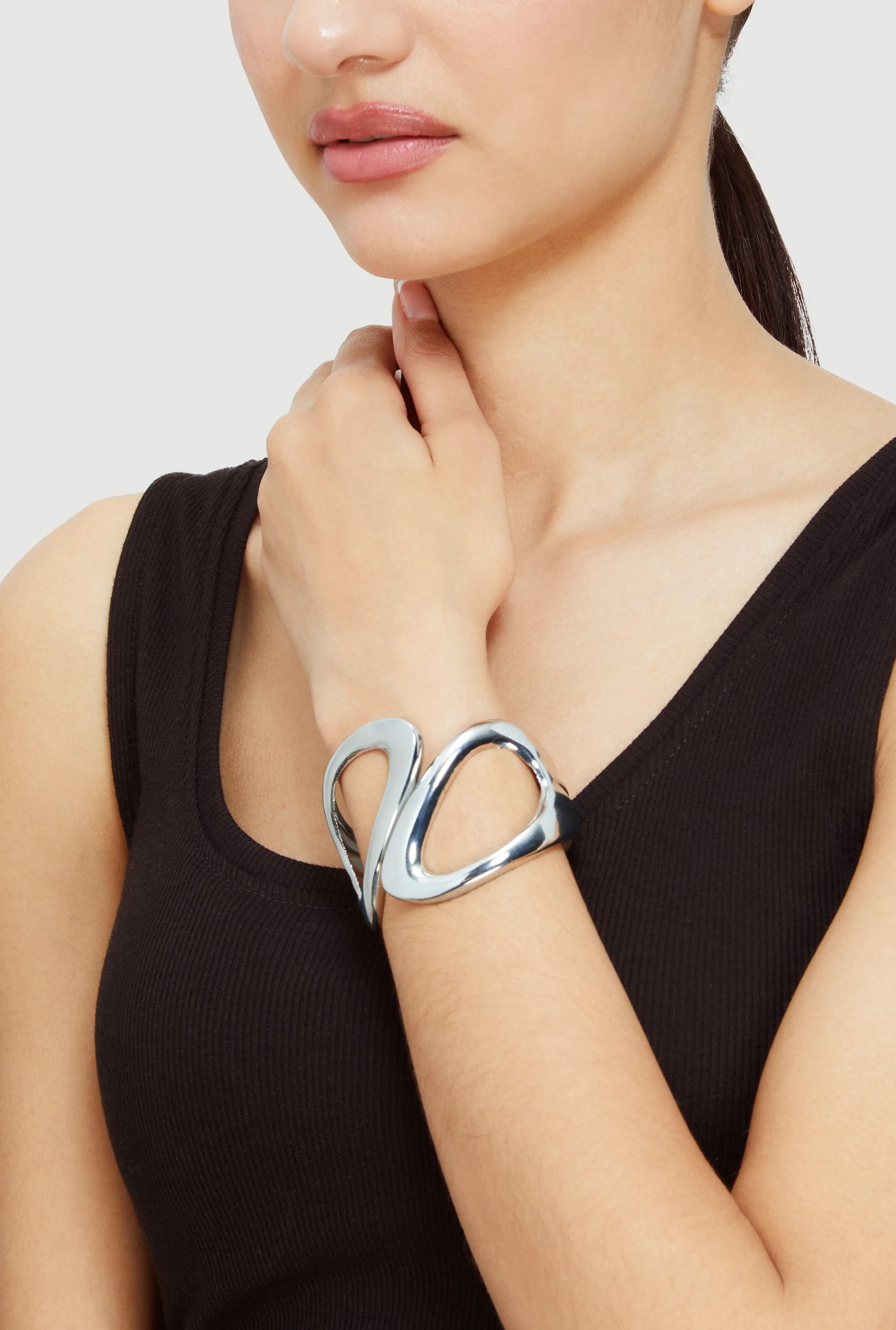 Chunky Metallic Hinge Bangle sold by Rainbow product image thumbnail 2