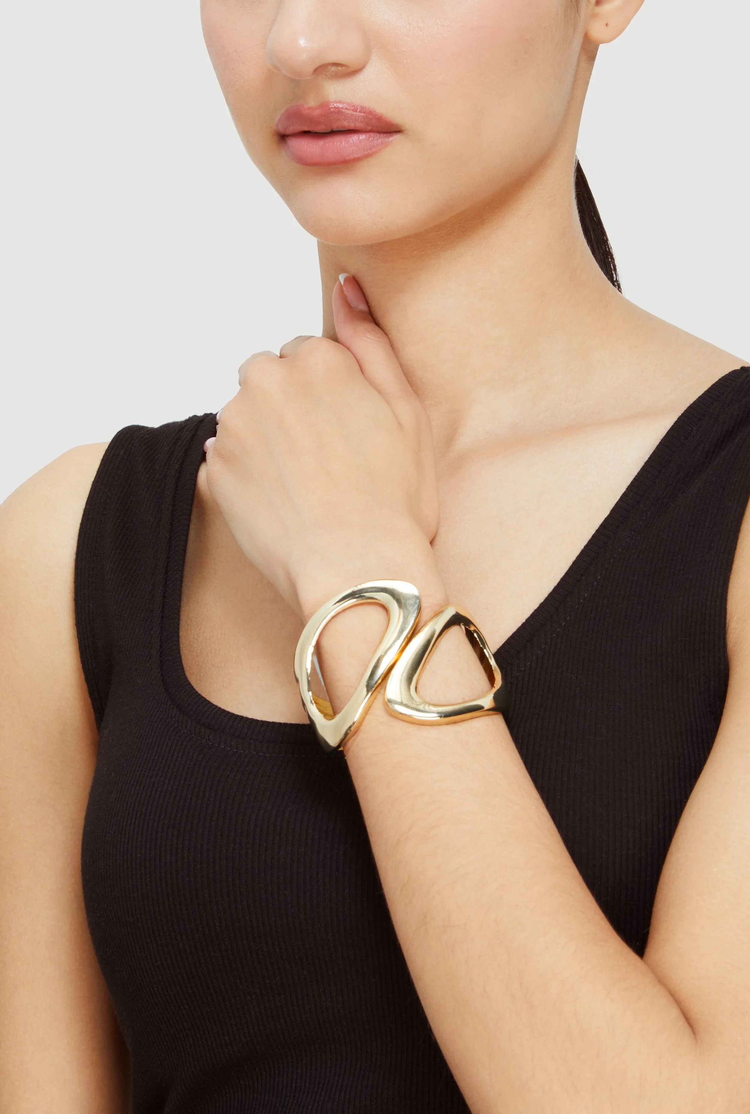 Chunky Metallic Hinge Bangle sold by Rainbow product image thumbnail 2