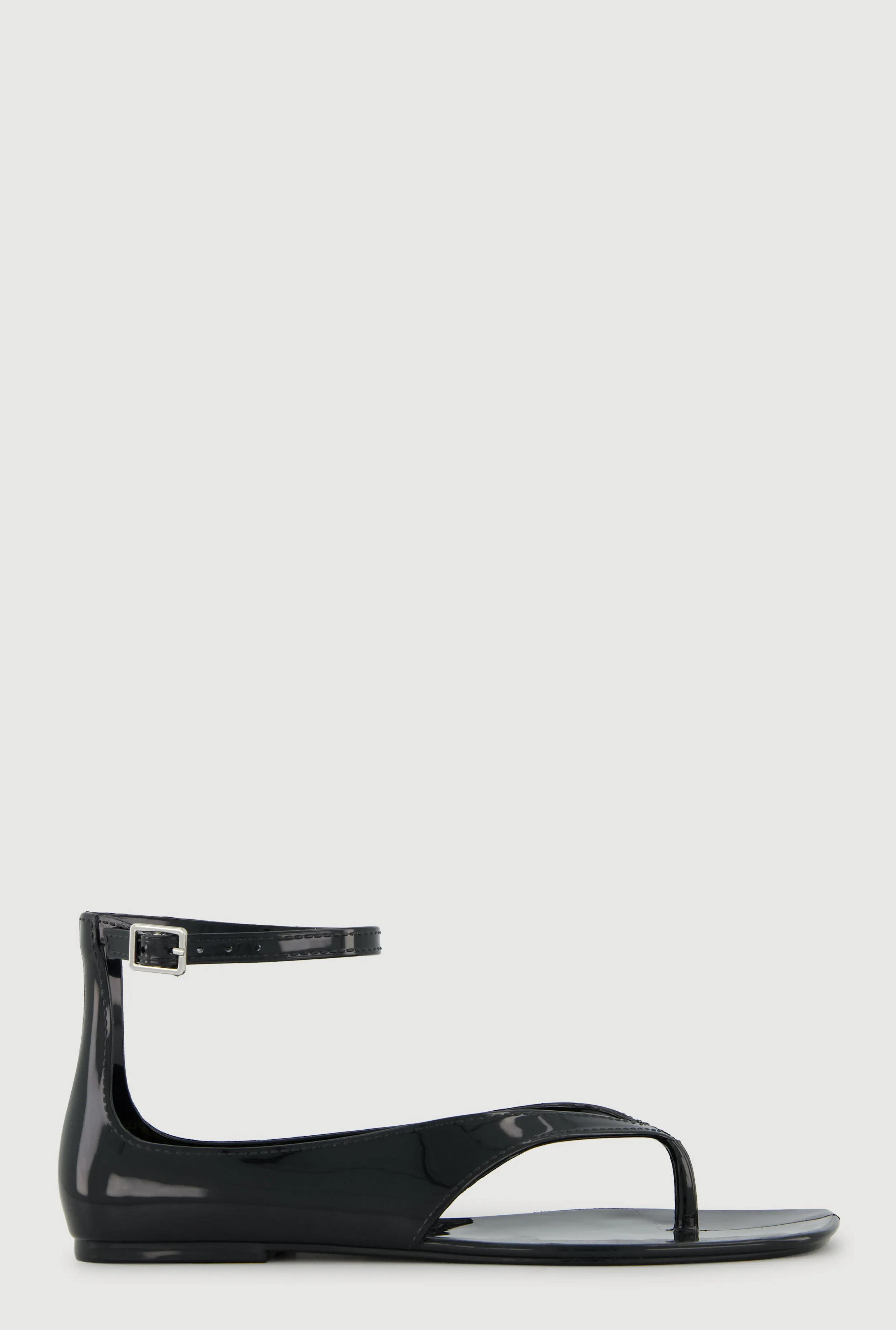 Jelly Buckle Strap Open Toe Thong Sandals sold by Rainbow product image thumbnail 2