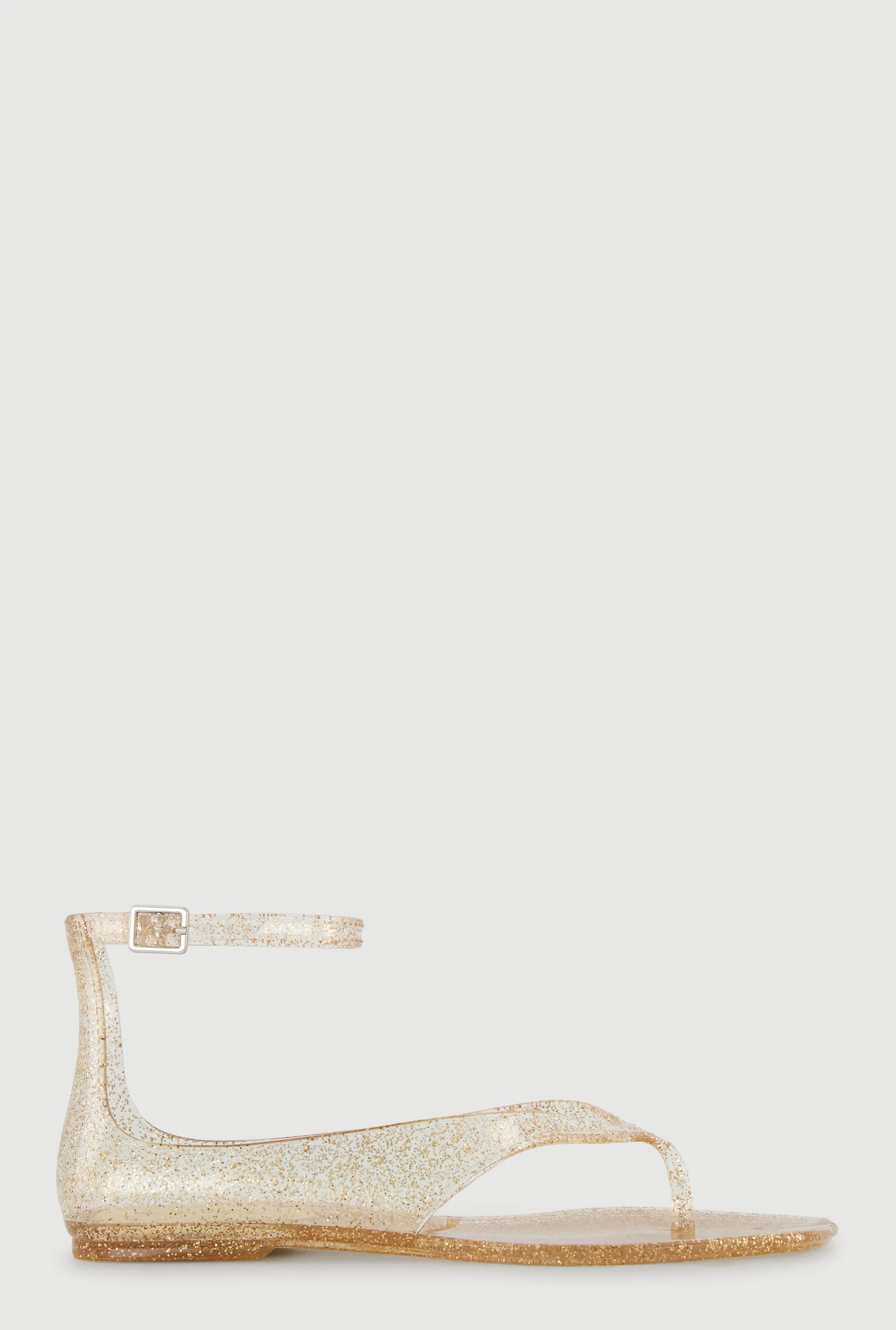 Jelly Buckle Strap Open Toe Thong Sandals sold by Rainbow product image thumbnail 2