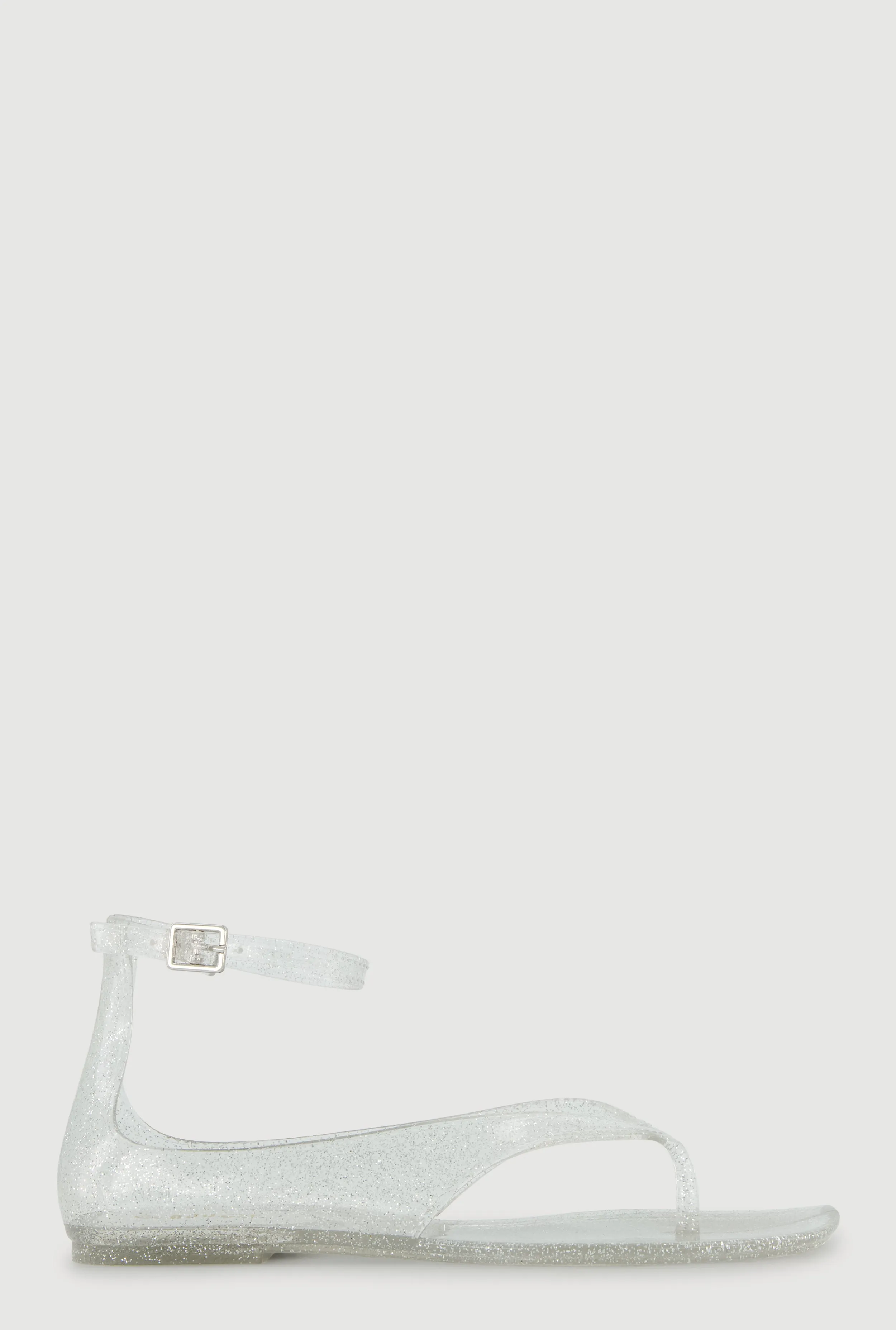 Jelly Buckle Strap Open Toe Thong Sandals sold by Rainbow product image thumbnail 2