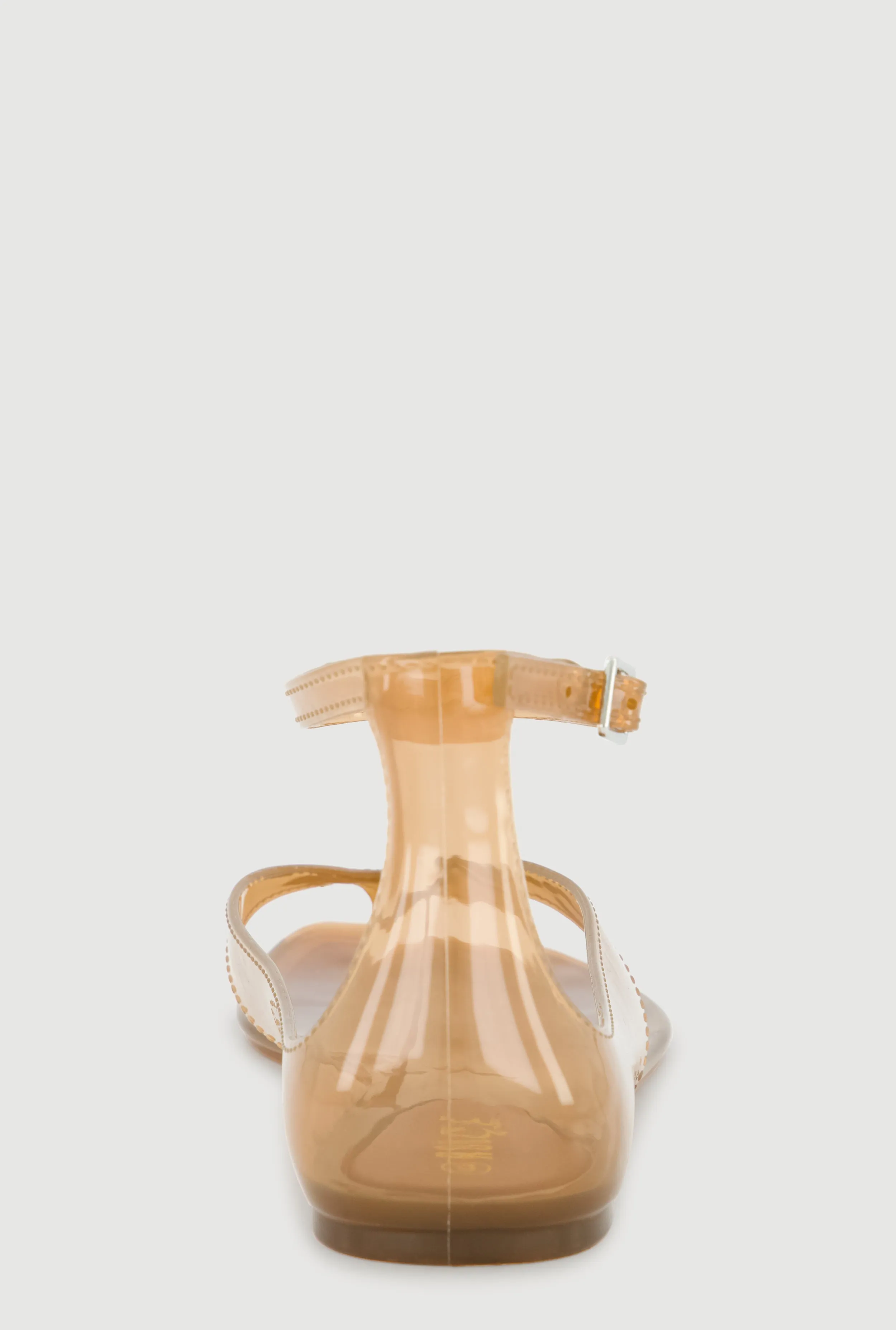 Jelly Buckle Strap Open Toe Thong Sandals sold by Rainbow product image thumbnail 3