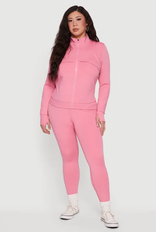 Plus Size Wide Waist Yoga Leggings sold by Rainbow