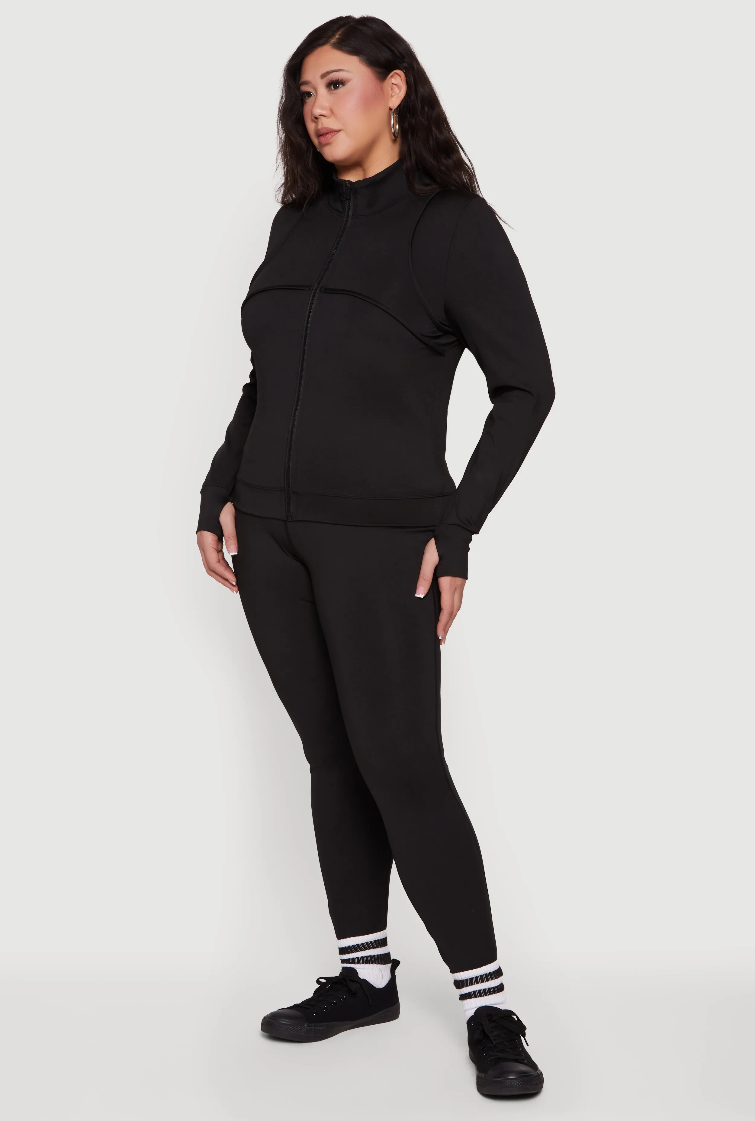 Plus Size Wide Waist Yoga Leggings sold by Rainbow product image thumbnail 2