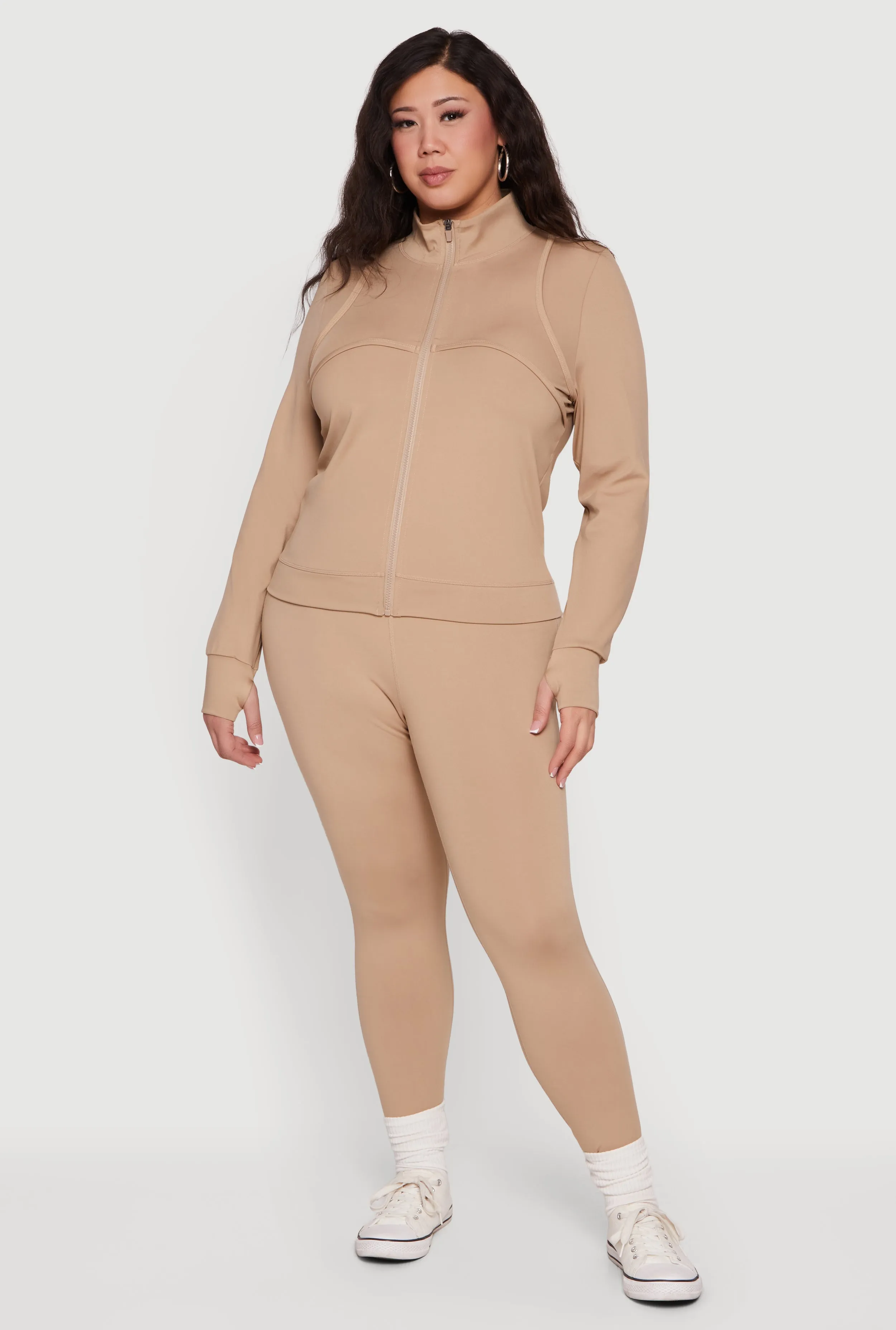 Plus Size Wide Waist Yoga Leggings sold by Rainbow