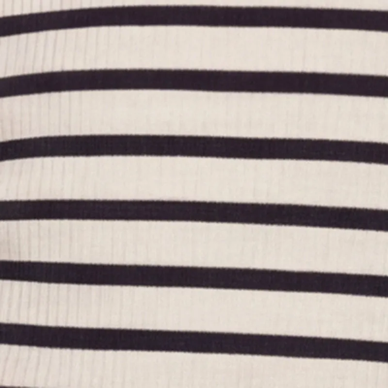 Striped Long Sleeve Crop Top sold by Rainbow product image thumbnail 4