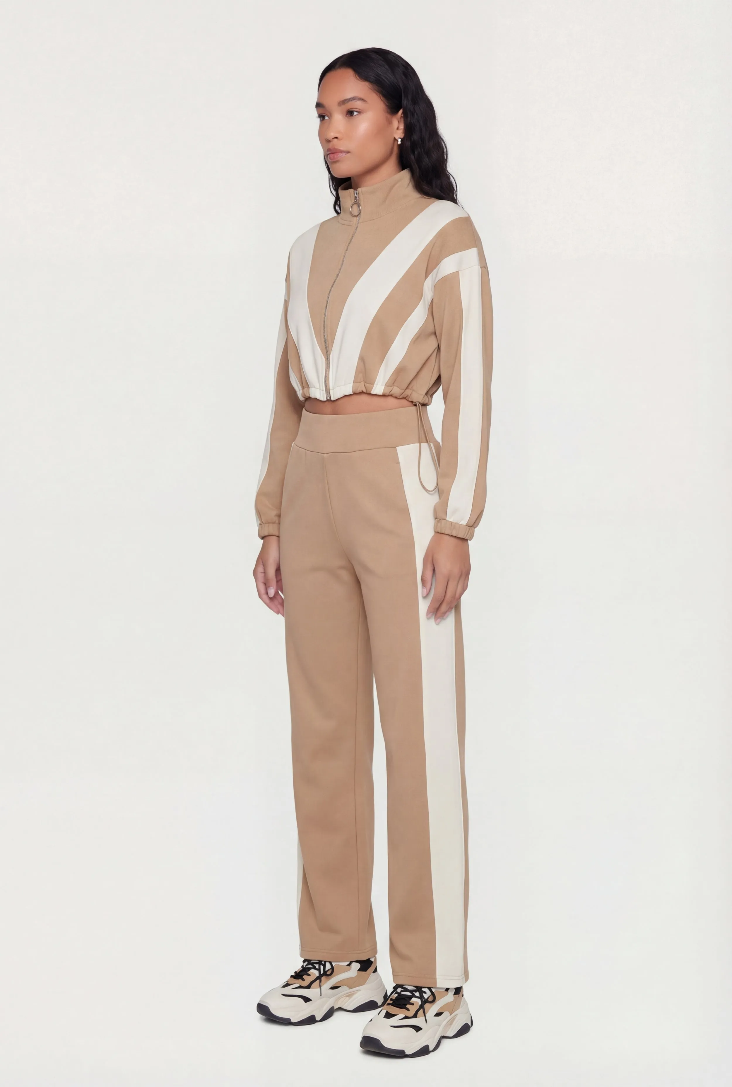 Contrast Trim Wide Leg Active Pants sold by Rainbow product image thumbnail 2