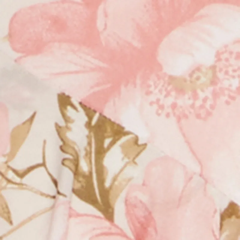 Floral Mesh Ruffle Trim Halter Mini Dress sold by Rainbow product image thumbnail 4