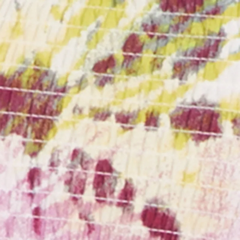 Plus Size Tie Dye Patterned Smocked Tube Jumpsuit sold by Rainbow product image thumbnail 4