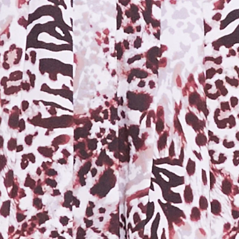 Patterned High Waisted Pleated Skort sold by Rainbow product image thumbnail 4