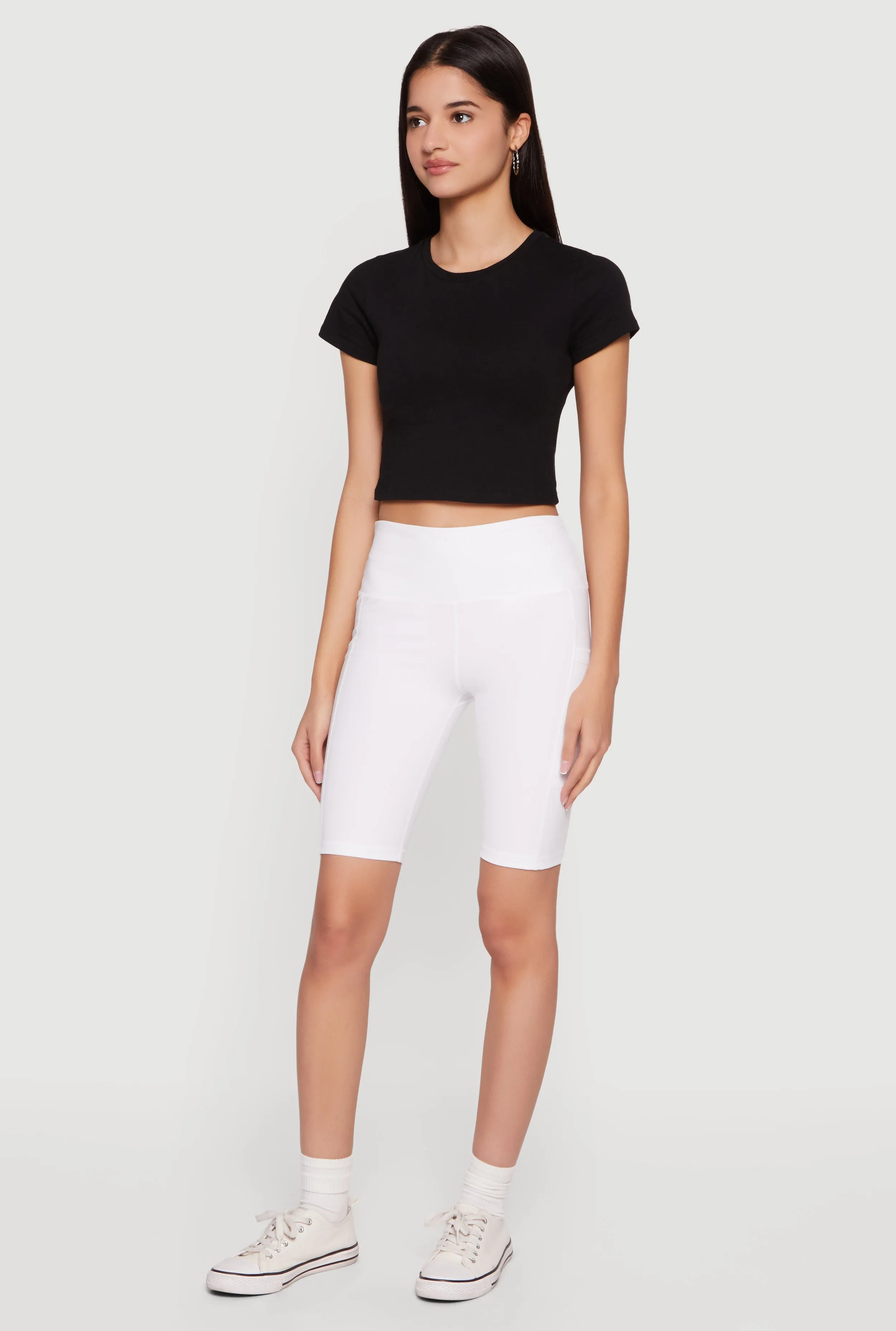 Tummy Tucker Cell Phone Pocket Biker Shorts sold by Rainbow product image thumbnail 2