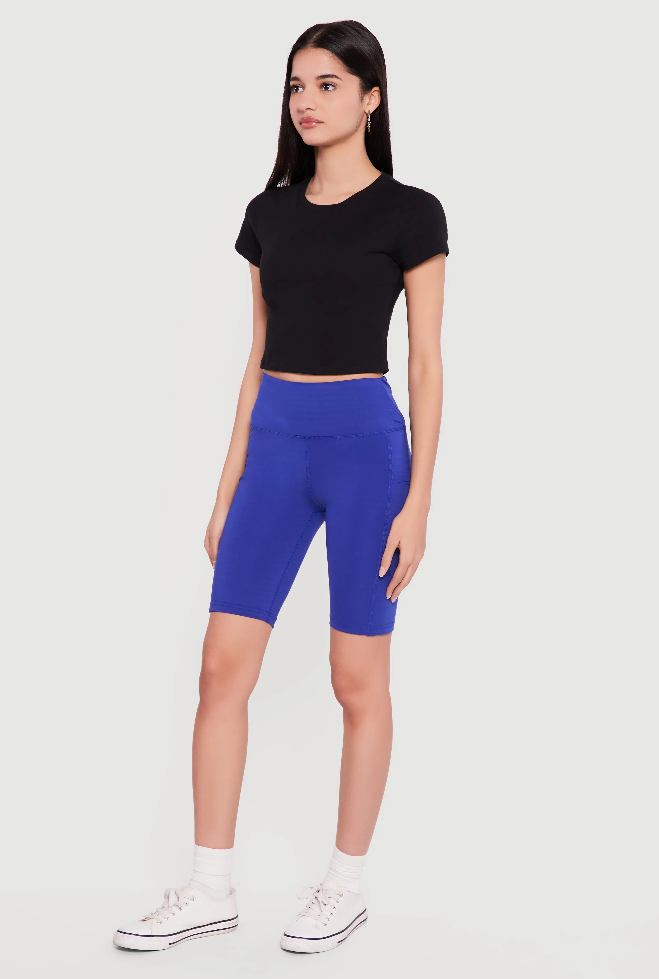 Tummy Tucker Cell Phone Pocket Biker Shorts sold by Rainbow product image thumbnail 2