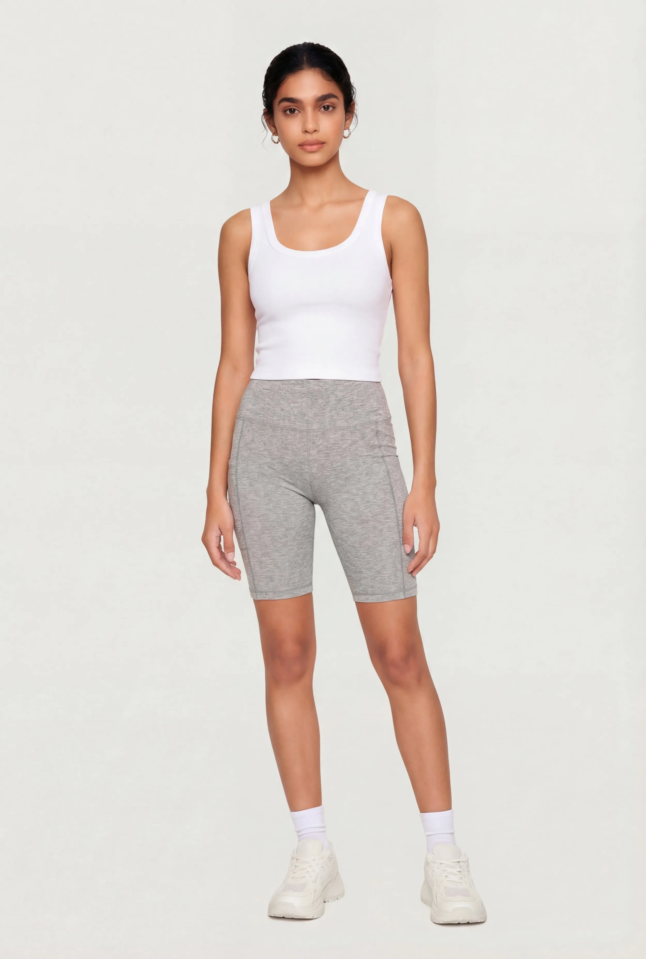 Tummy Tucker Cell Phone Pocket Biker Shorts sold by Rainbow