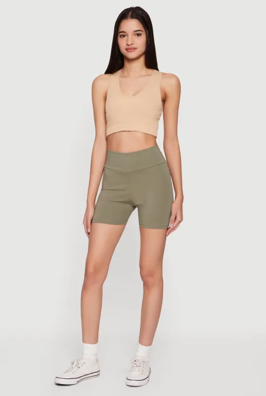 High Waisted Biker Shorts sold by Rainbow