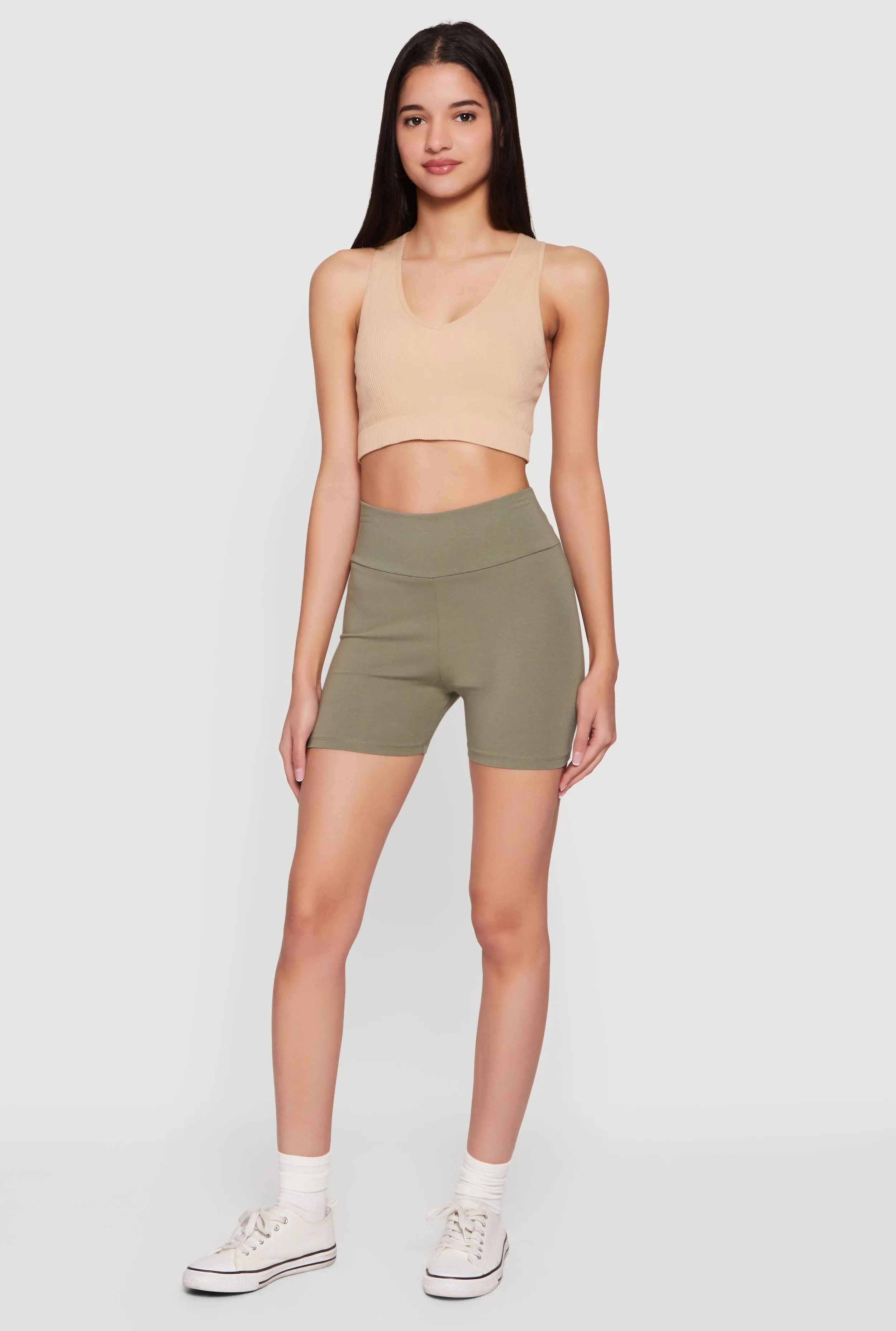 High Waisted Biker Shorts sold by Rainbow