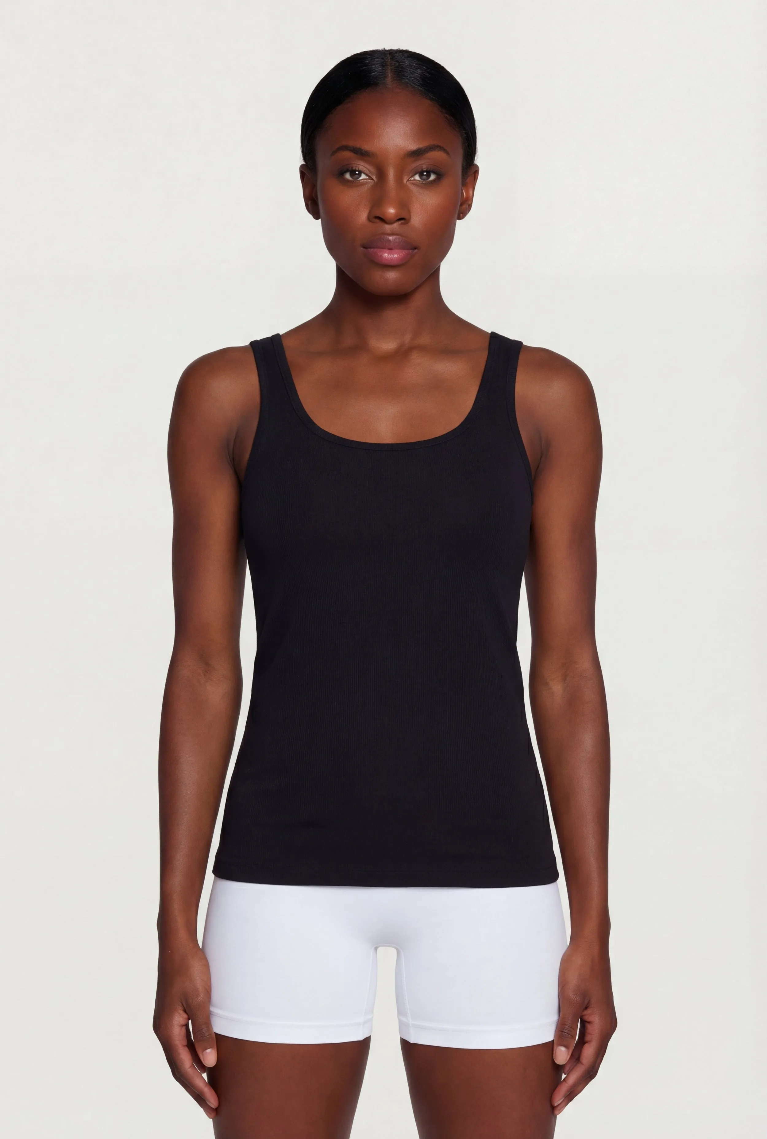 Basic Scoop Neck Tank Top sold by Rainbow product image thumbnail 2