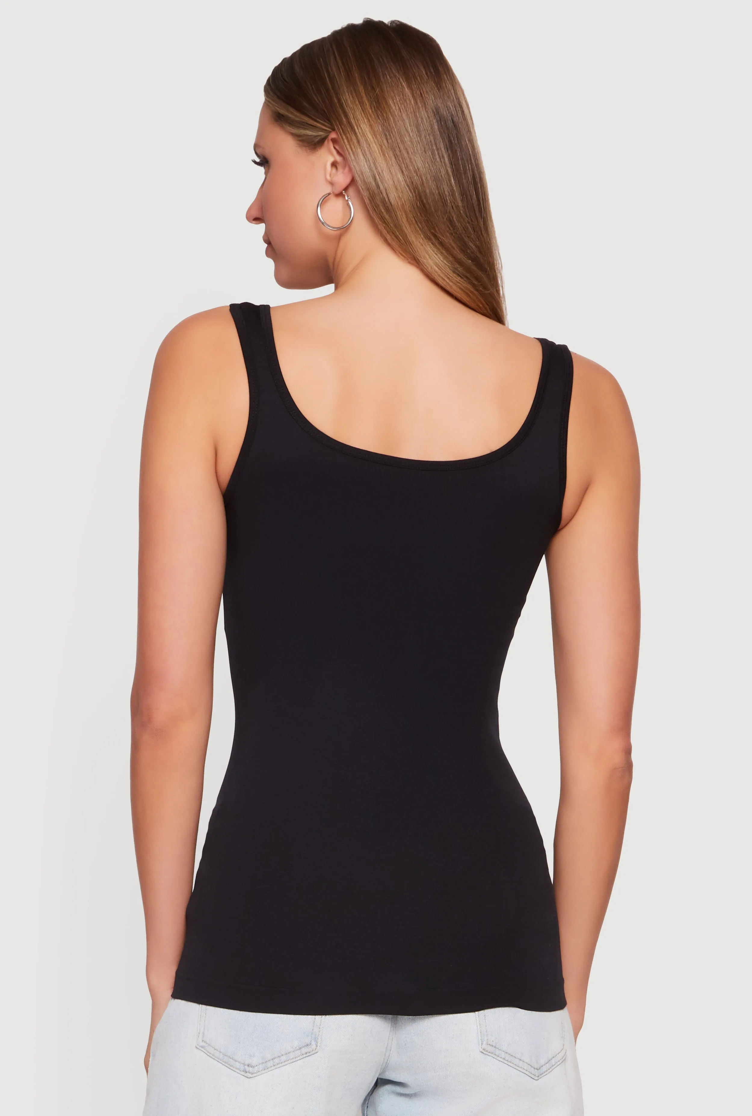 Basic Scoop Neck Tank Top sold by Rainbow product image thumbnail 5