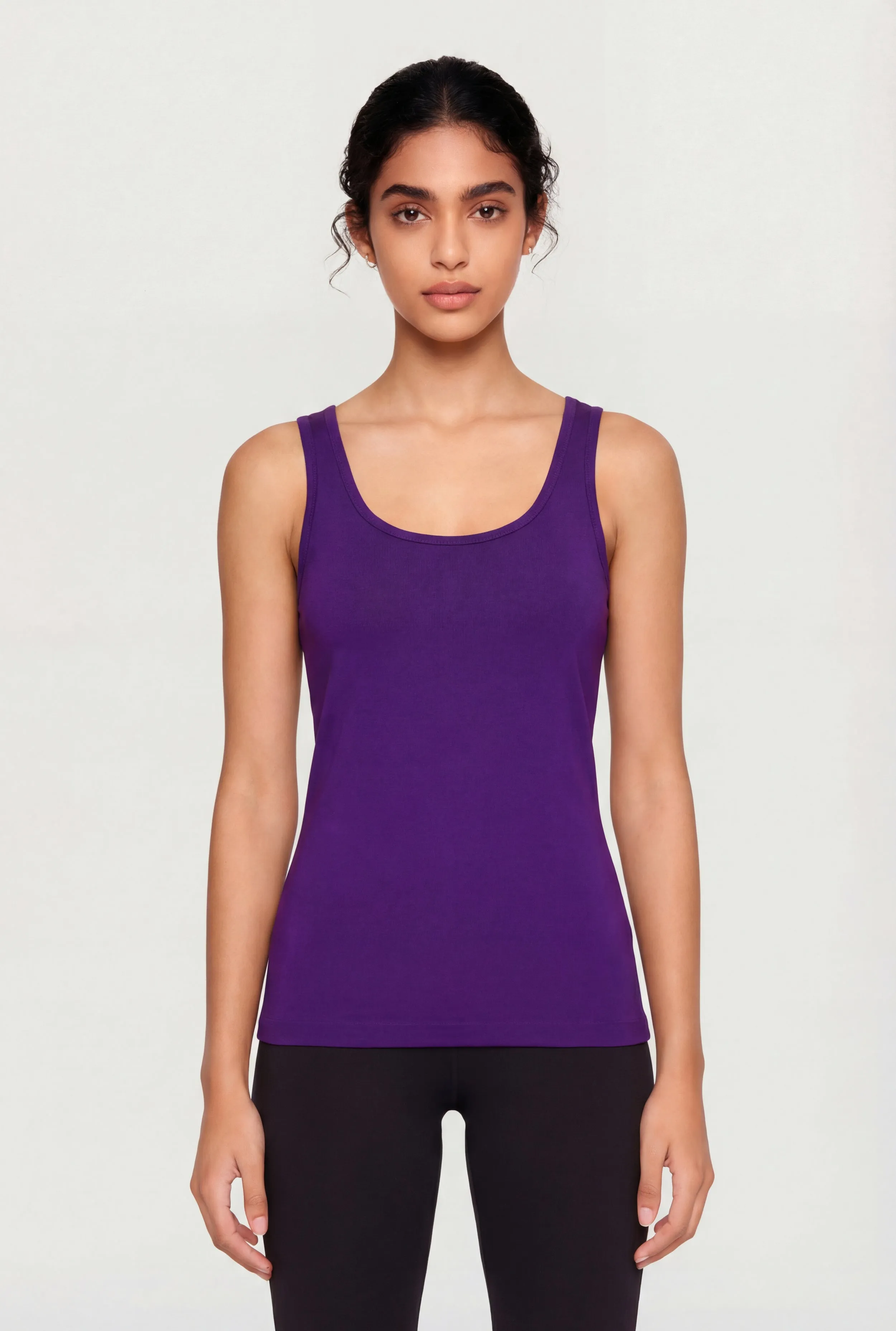 Basic Scoop Neck Tank Top sold by Rainbow product image thumbnail 2