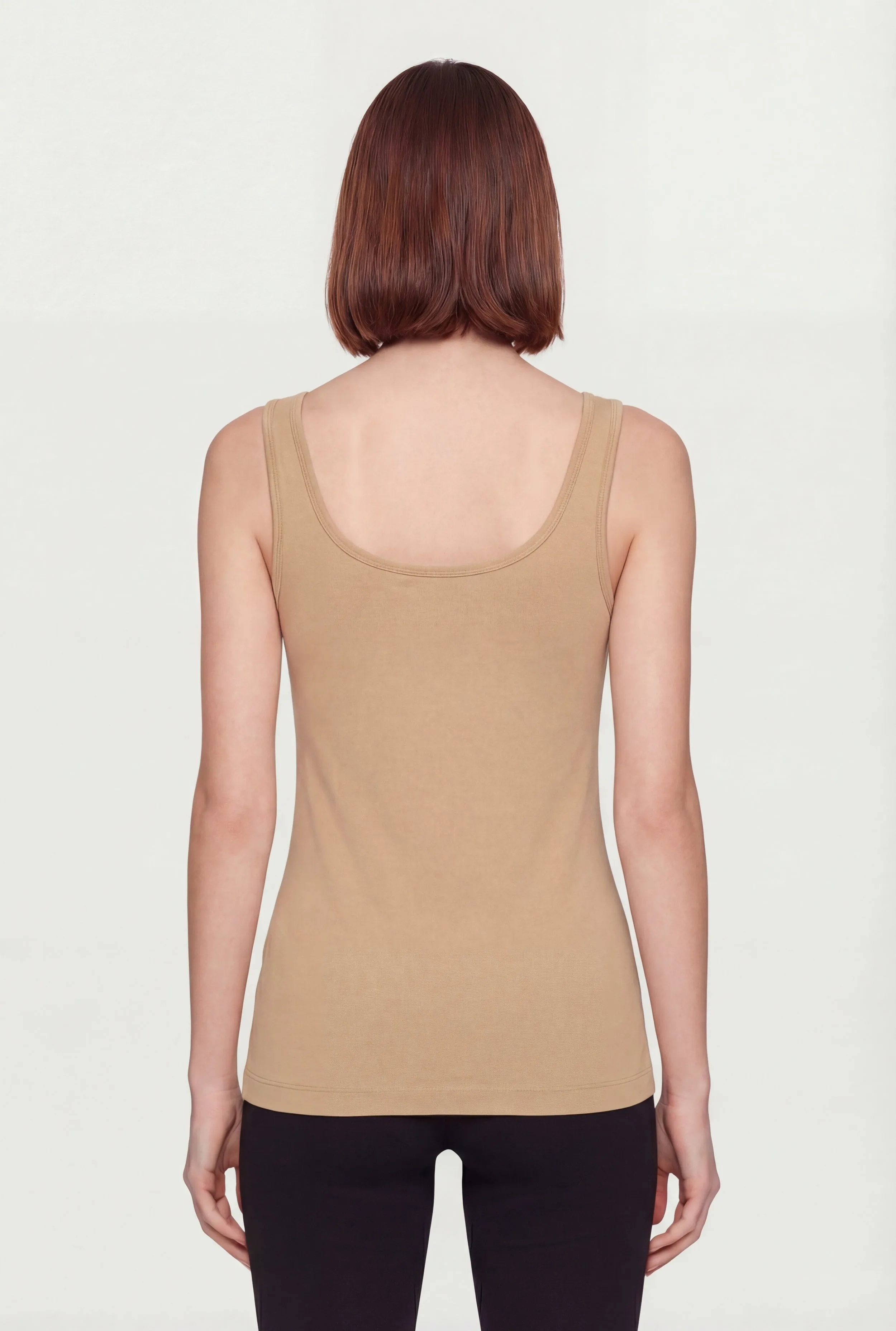 Basic Scoop Neck Tank Top sold by Rainbow product image thumbnail 5