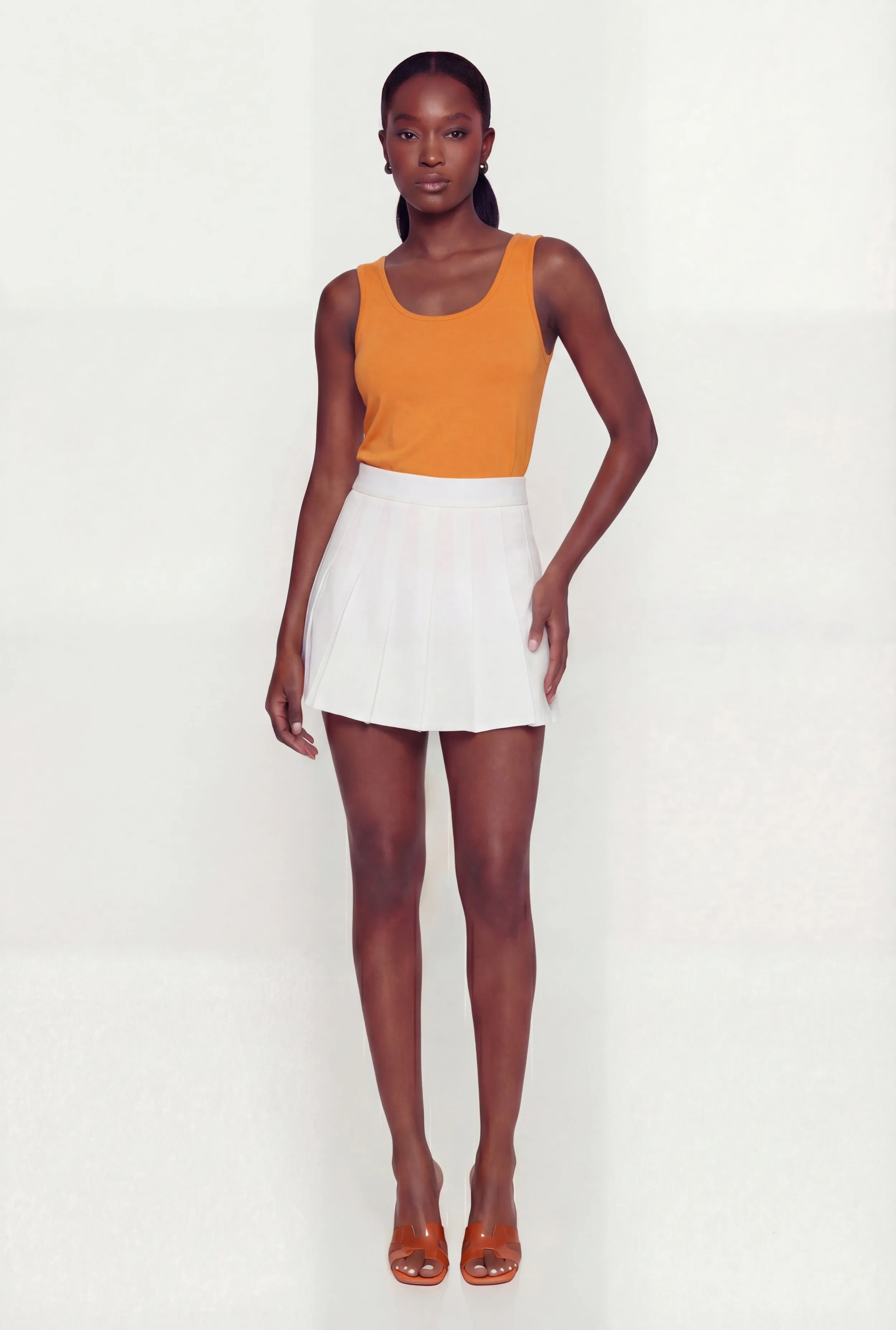 Basic Scoop Neck Tank Top sold by Rainbow