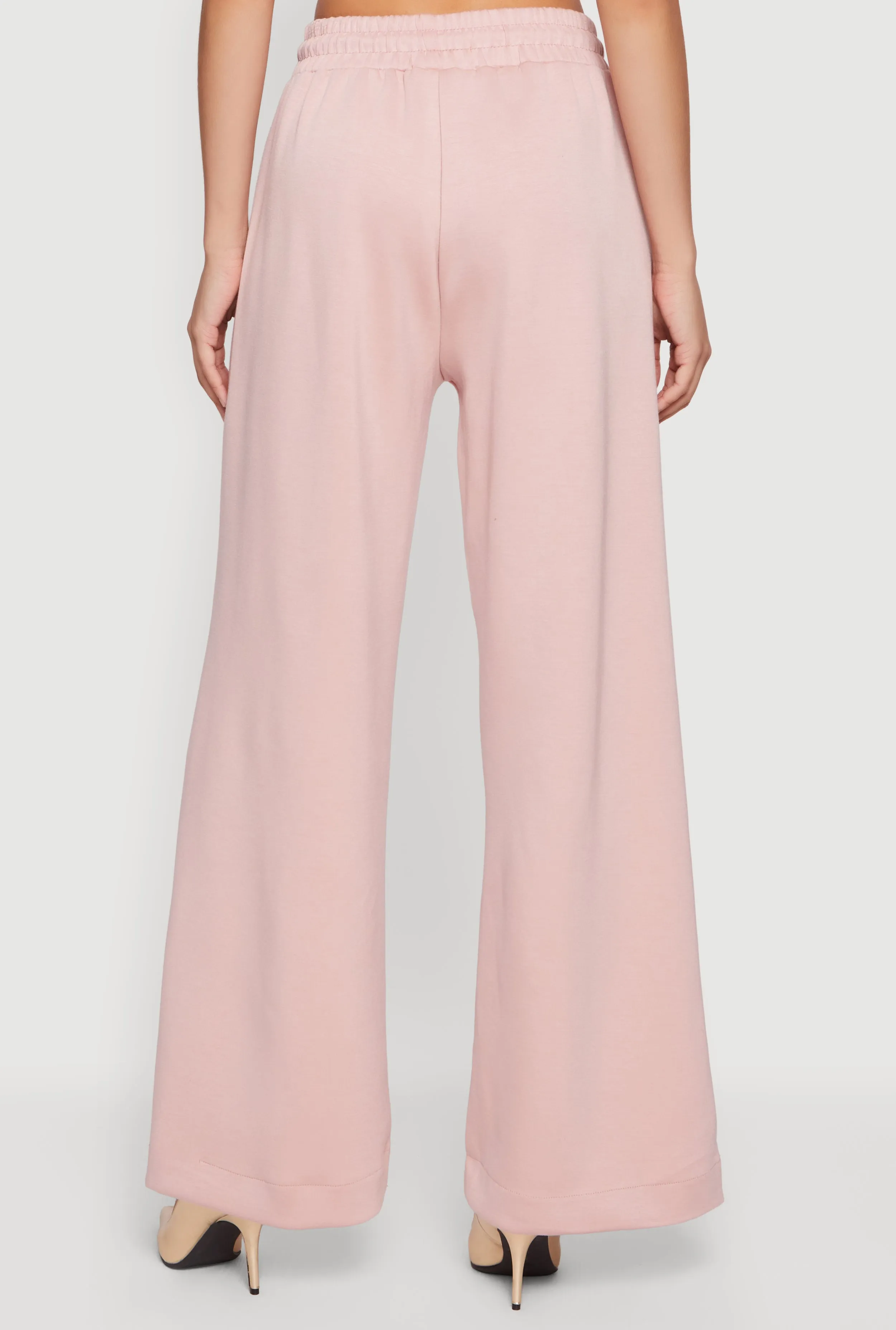 Pintuck Drawstring Waist Flare Sweatpants sold by Rainbow product image thumbnail 5