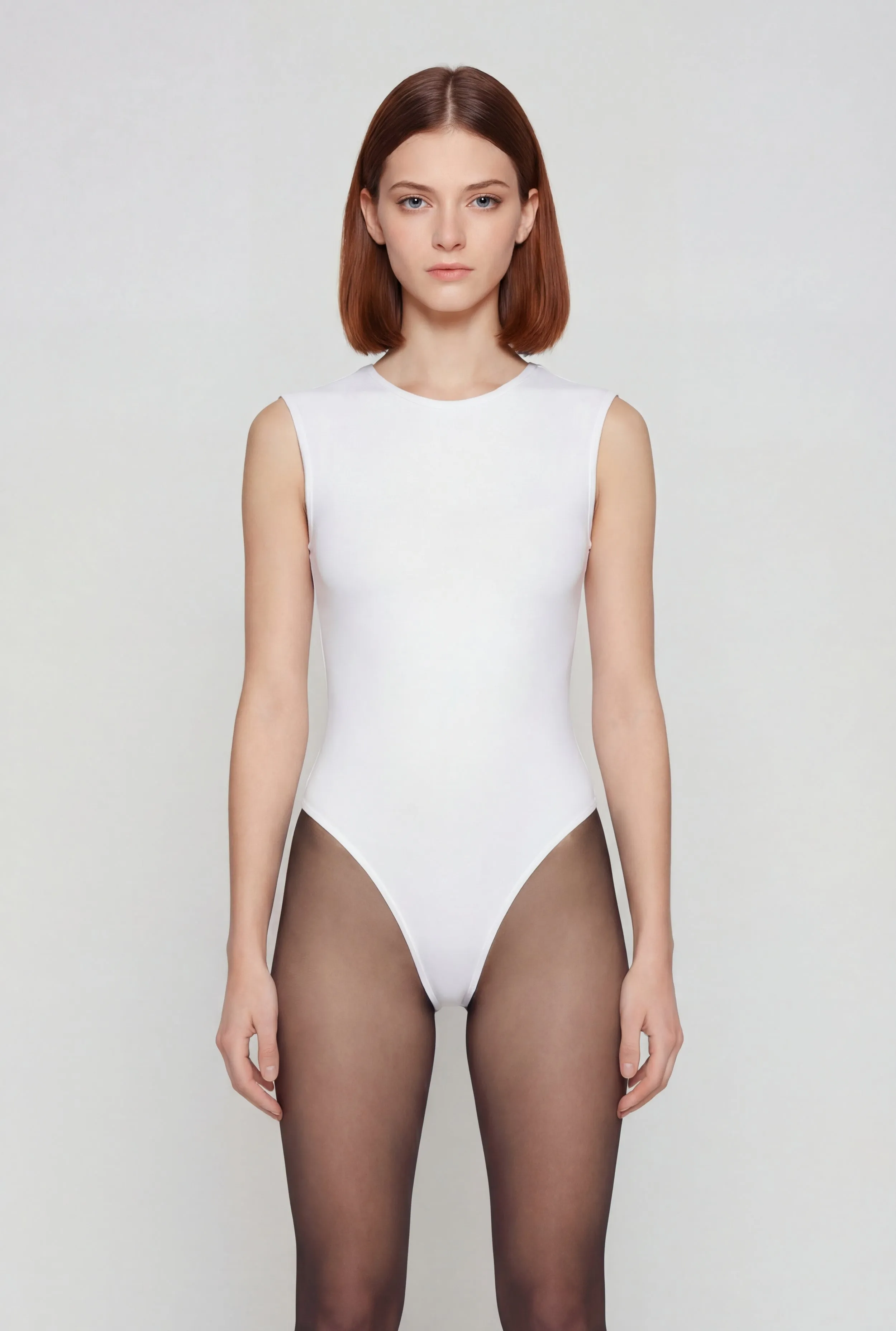 Sleeveless Crew Neck Bodysuit sold by Rainbow product image thumbnail 2