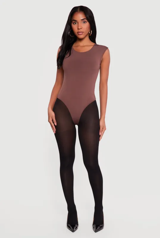 Sleeveless Crew Neck Bodysuit made by Rainbow