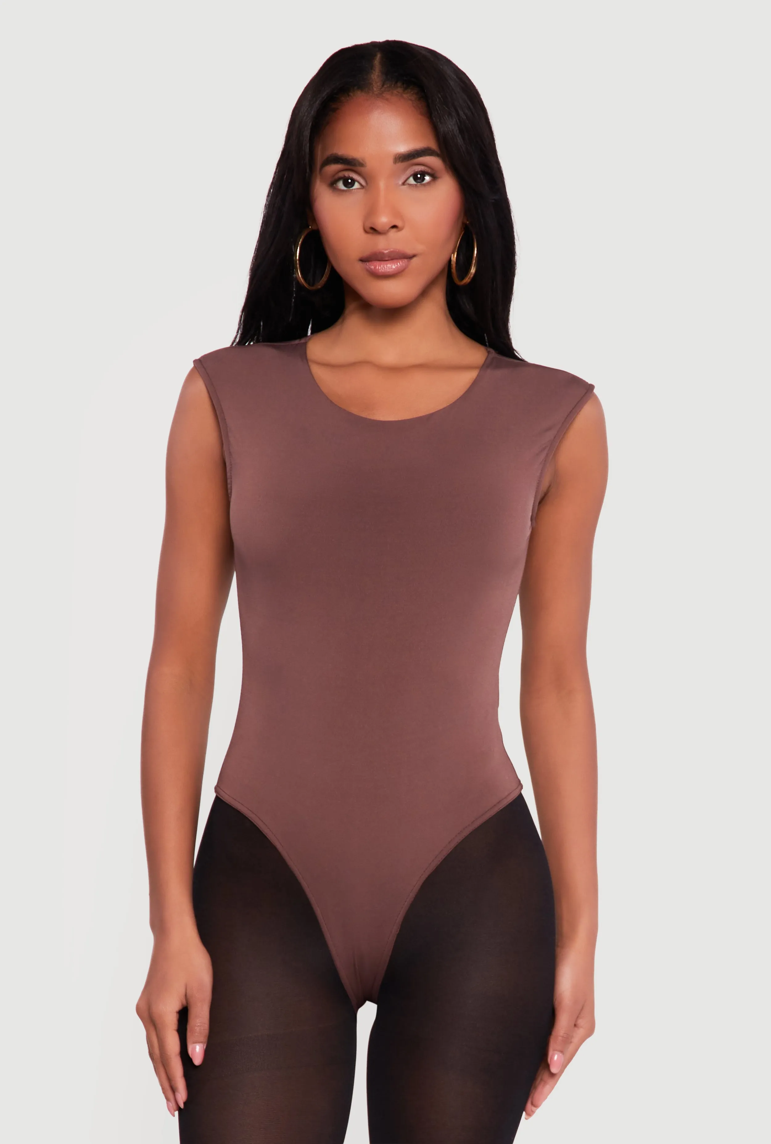 Sleeveless Crew Neck Bodysuit sold by Rainbow product image thumbnail 2