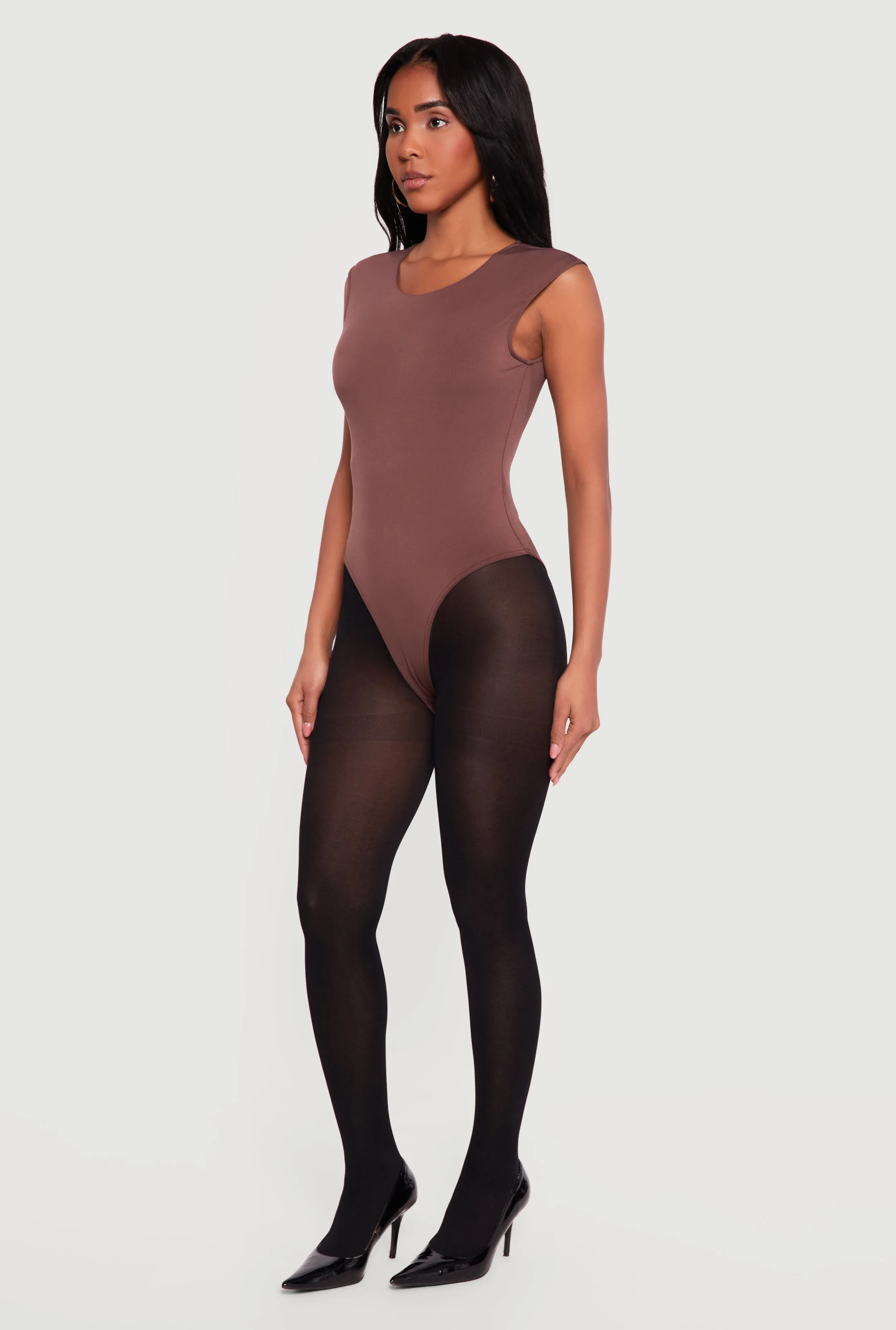 Sleeveless Crew Neck Bodysuit sold by Rainbow product image thumbnail 3