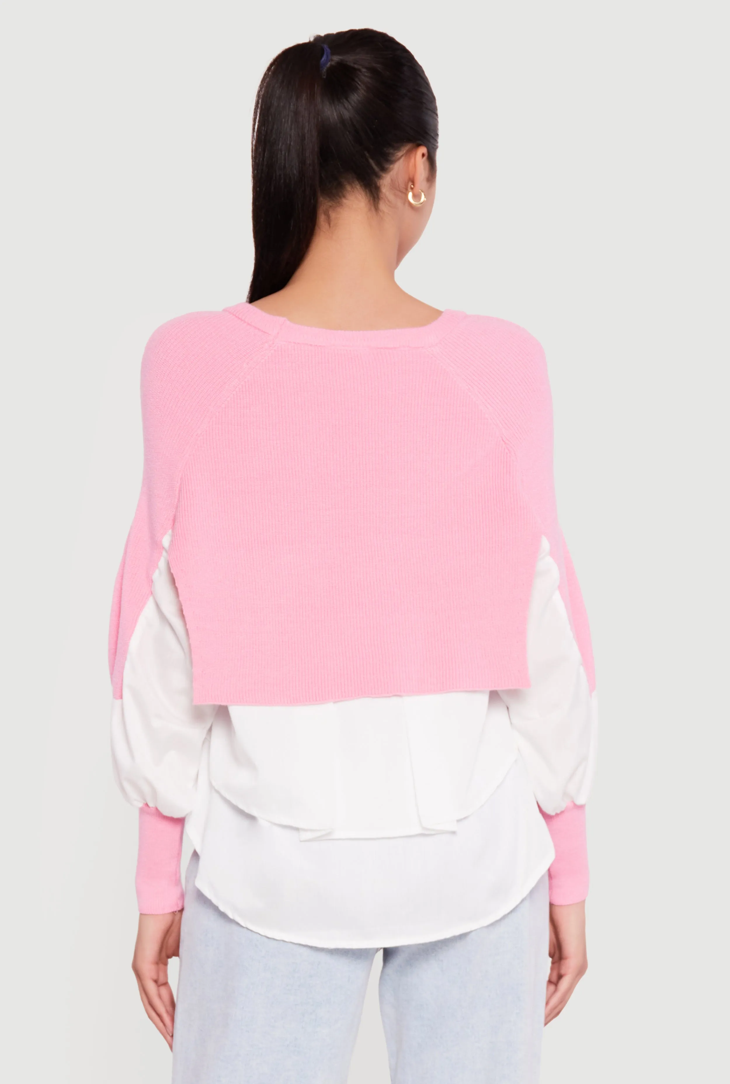 Asymmetrical Knit Layered Look Top sold by Rainbow product image thumbnail 5