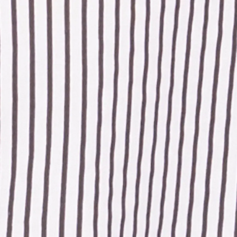 Striped Bubble Sleeve Cropped Blouse sold by Rainbow product image thumbnail 4